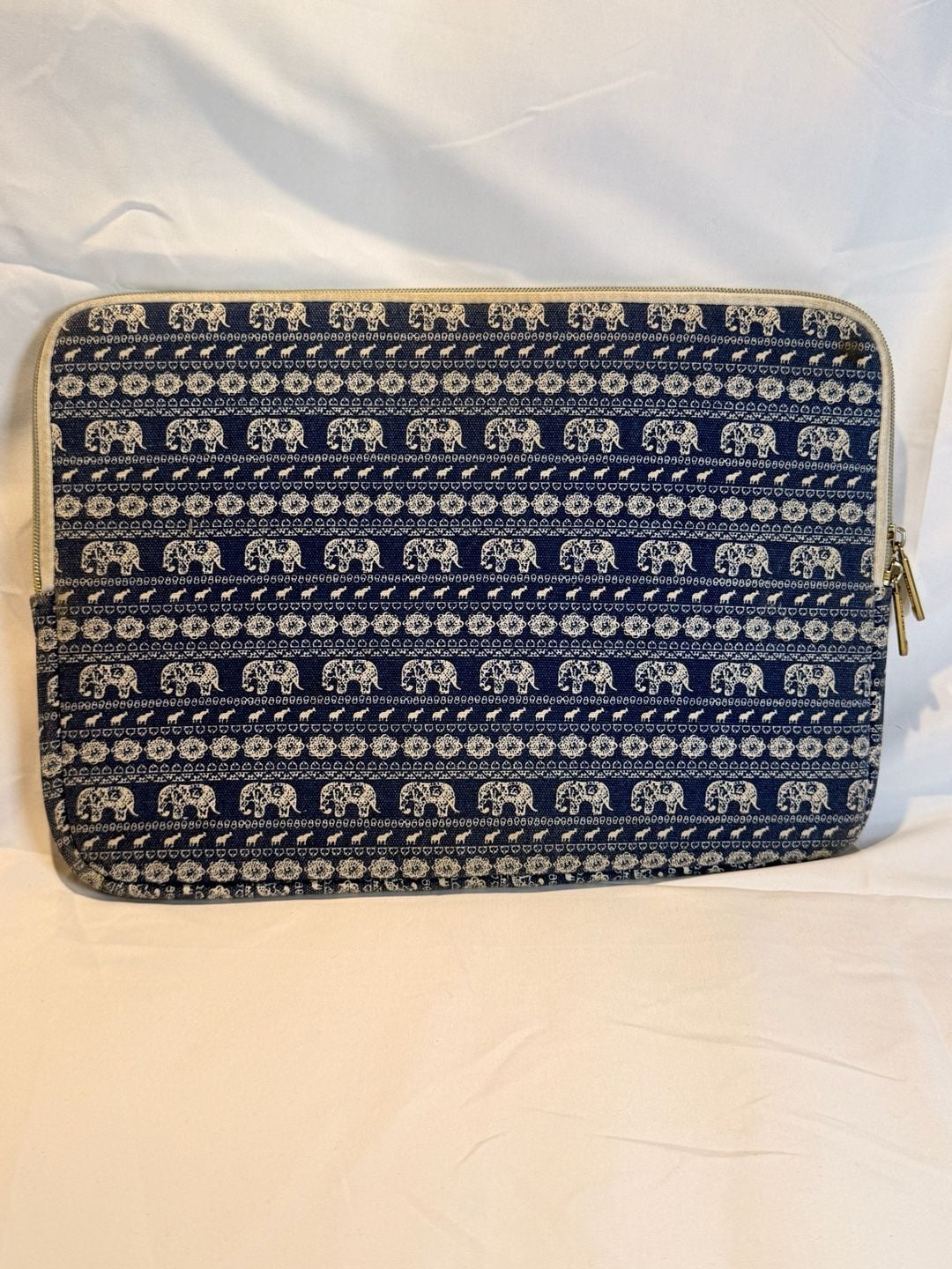 Kayond Laptop Sleeve Blue Elephant Canvas Case 3