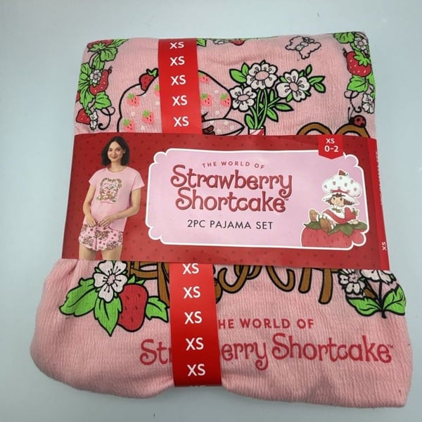 Strawberry Shortcake 2Pc Pajama Set Size XS 0-2