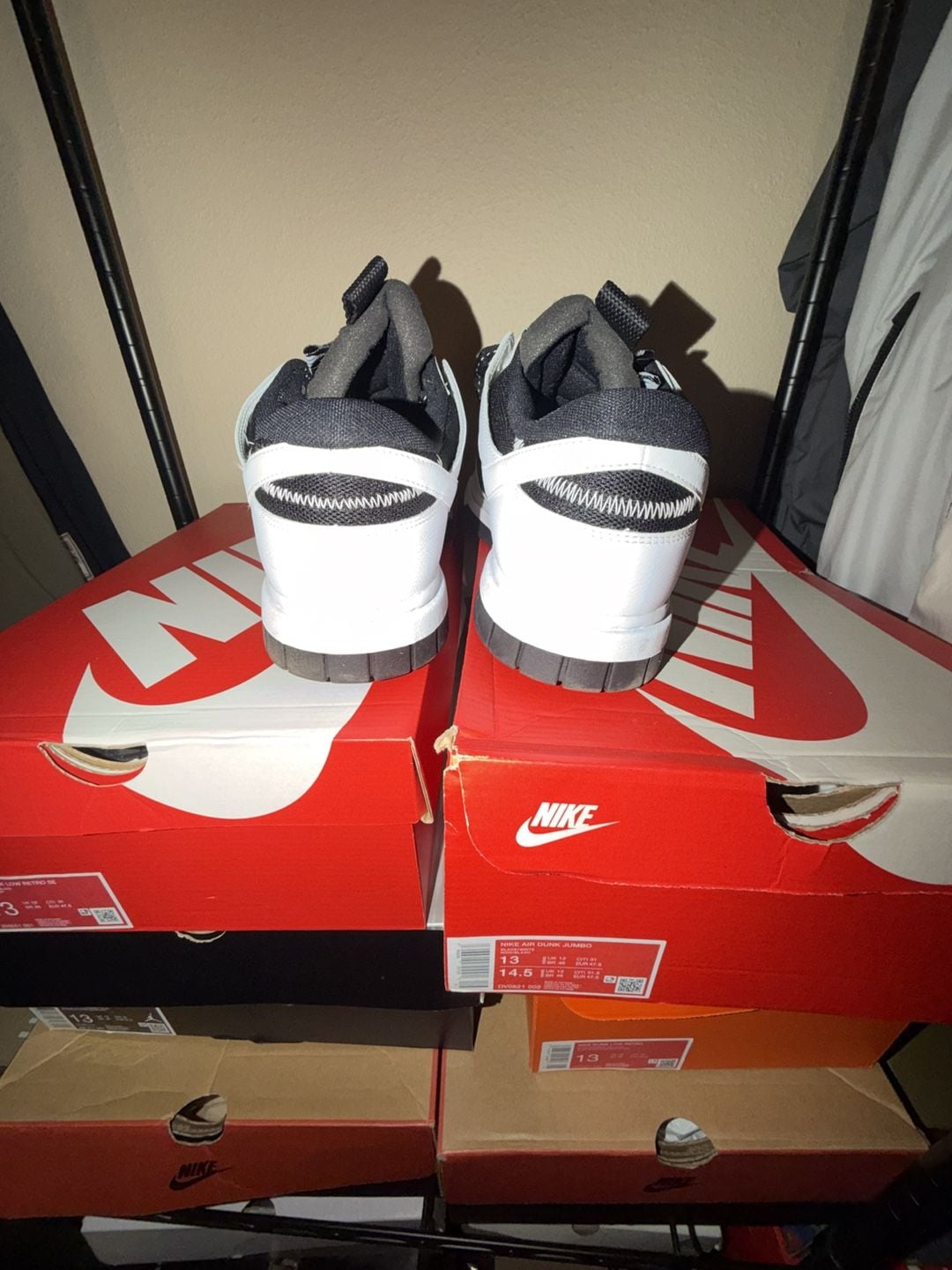 Nike Air Dunk Jumbo Size 13 “Reverse Panda” 4