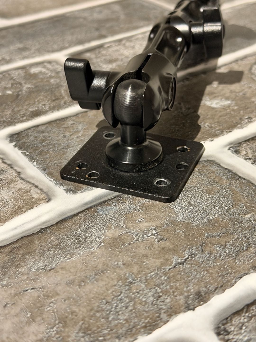 Arkon Heavy Duty Mounting Arm Drill Base AMPS Plate Black 1