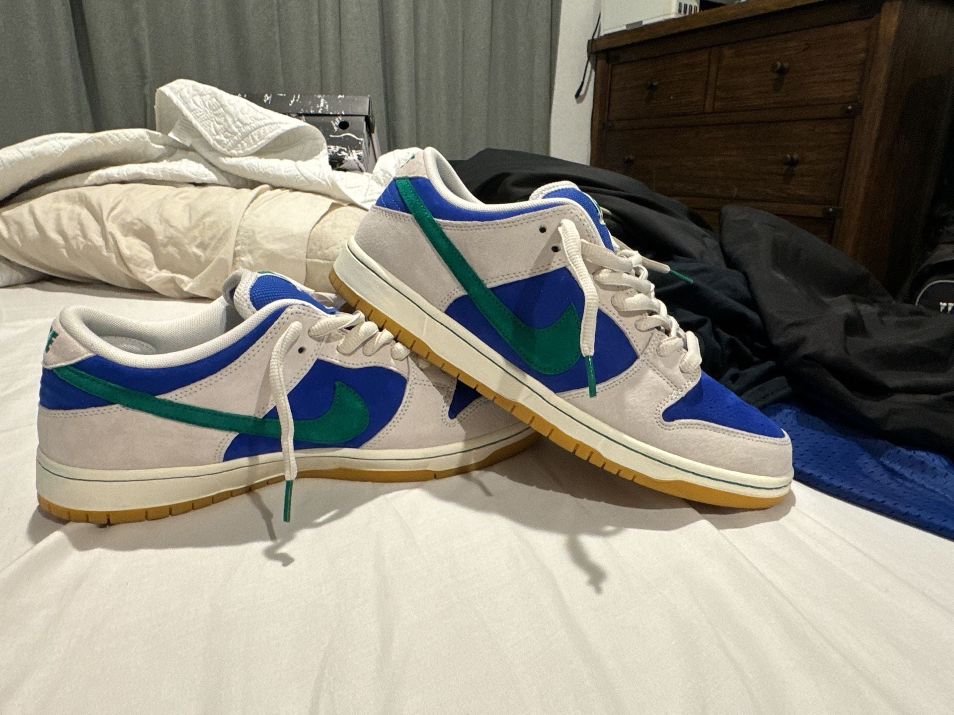 Nike SB Dunk Low Pro Size 12 Phantom Malachite Hyper Royal 8
