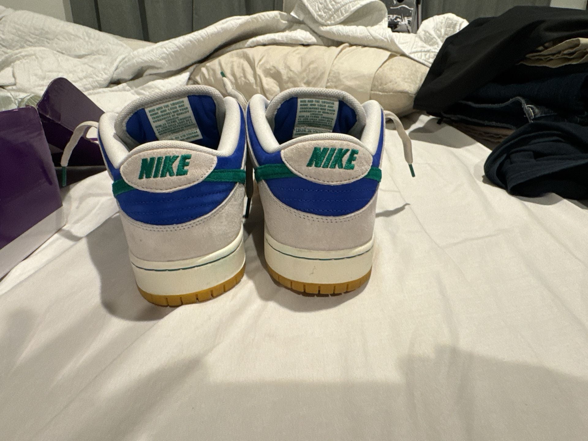 Nike SB Dunk Low Pro Size 12 Phantom Malachite Hyper Royal 9
