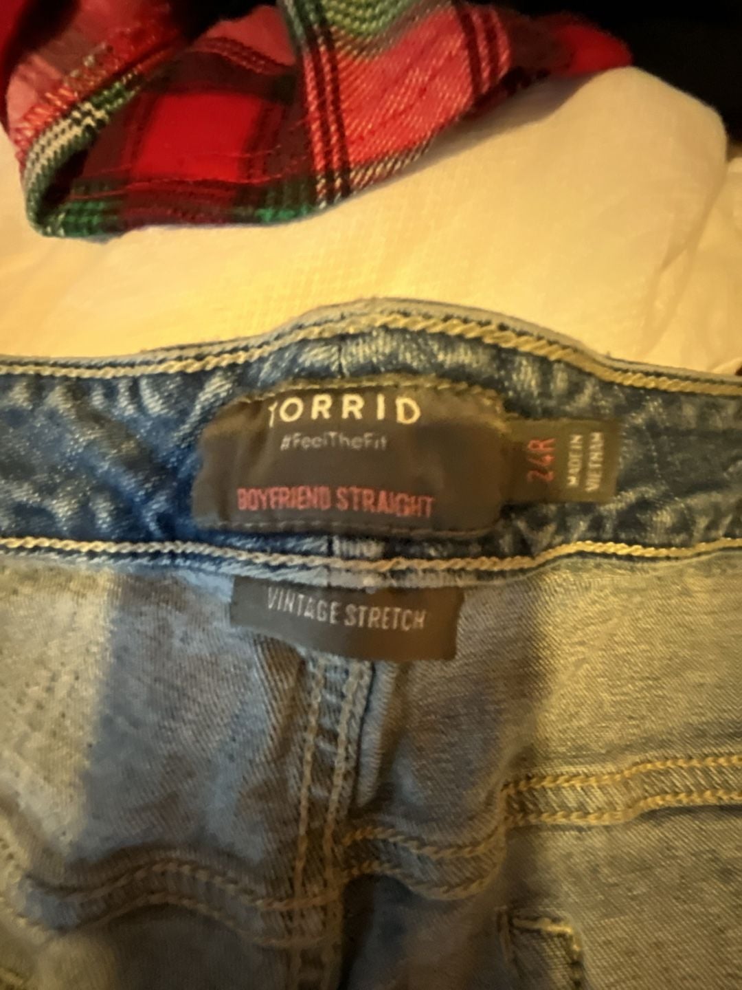 Torrid Boyfriend Straight Size 24R Jeans 6