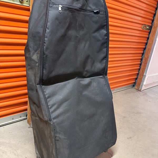 Master Massage Equipment Wheeled Massage Chair Carrying Case Black