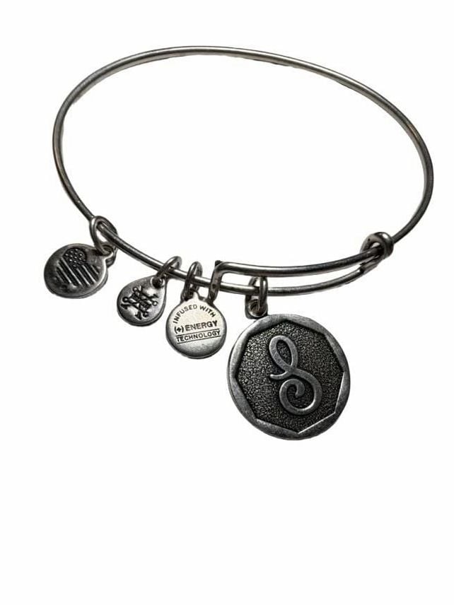 Alex And Ani Initial S Charm Bangle Bracelet 3