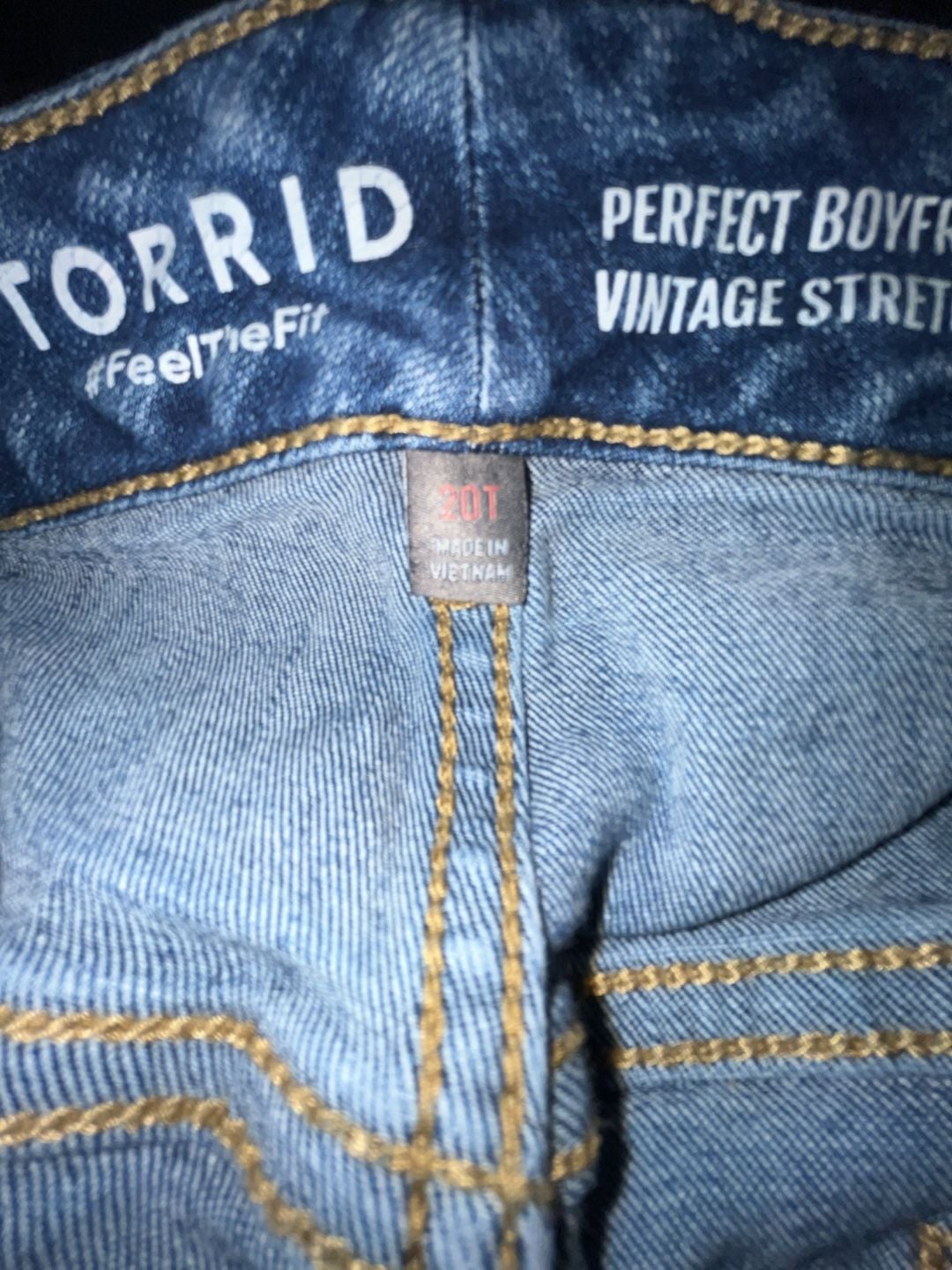 Torrid Perfect Boyfriend Jeans Size 20T 10