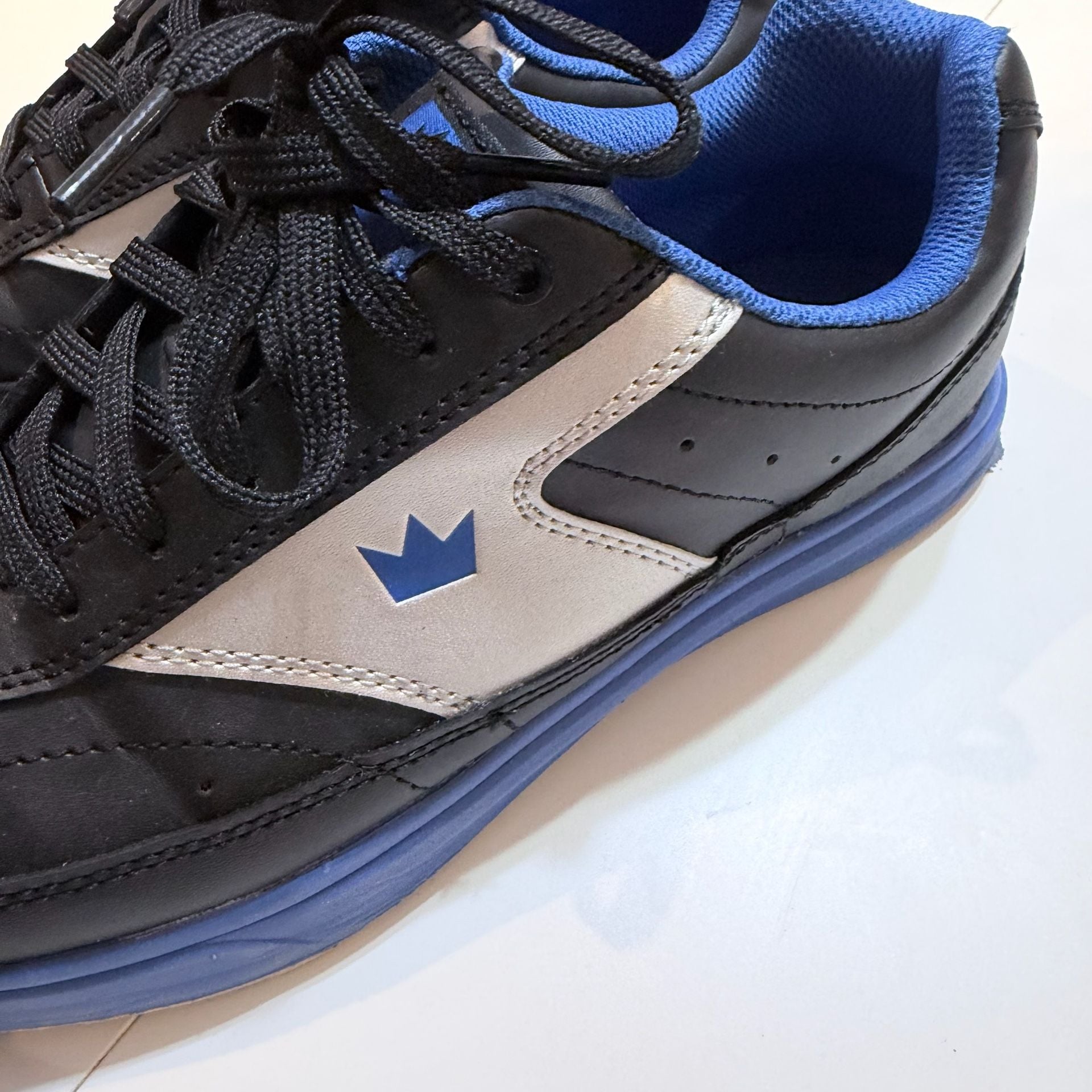 Brunswick Renegade Bowling Shoes Size 7.5 Black Royal 3