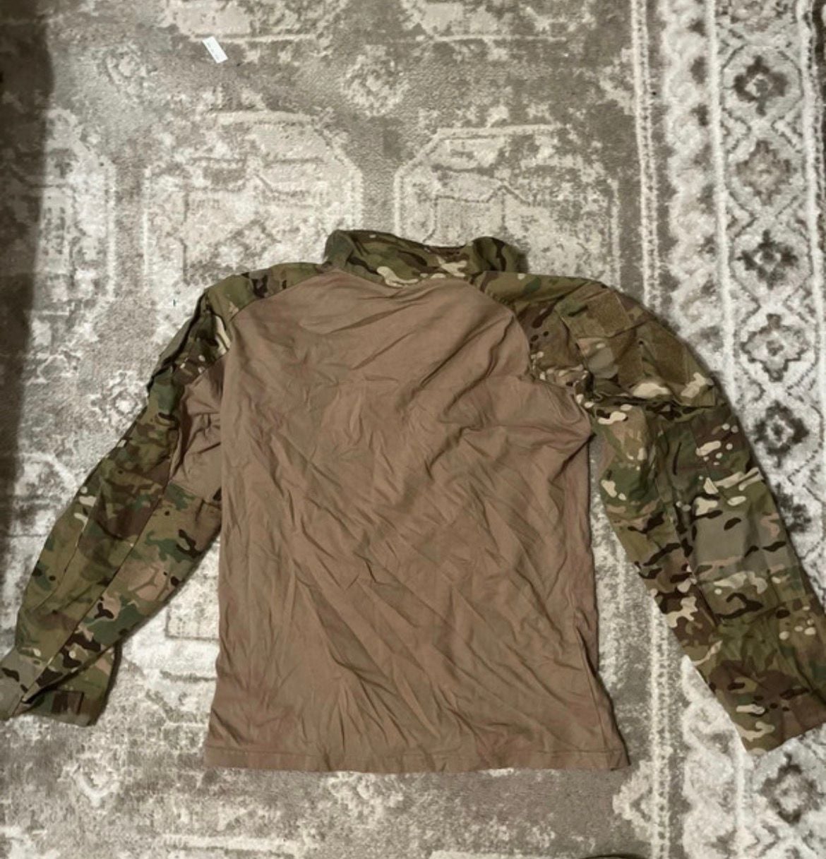 Idogear Tactical Shirt Size L Multicam Camo 1/4 Zip Long Sleeve 2