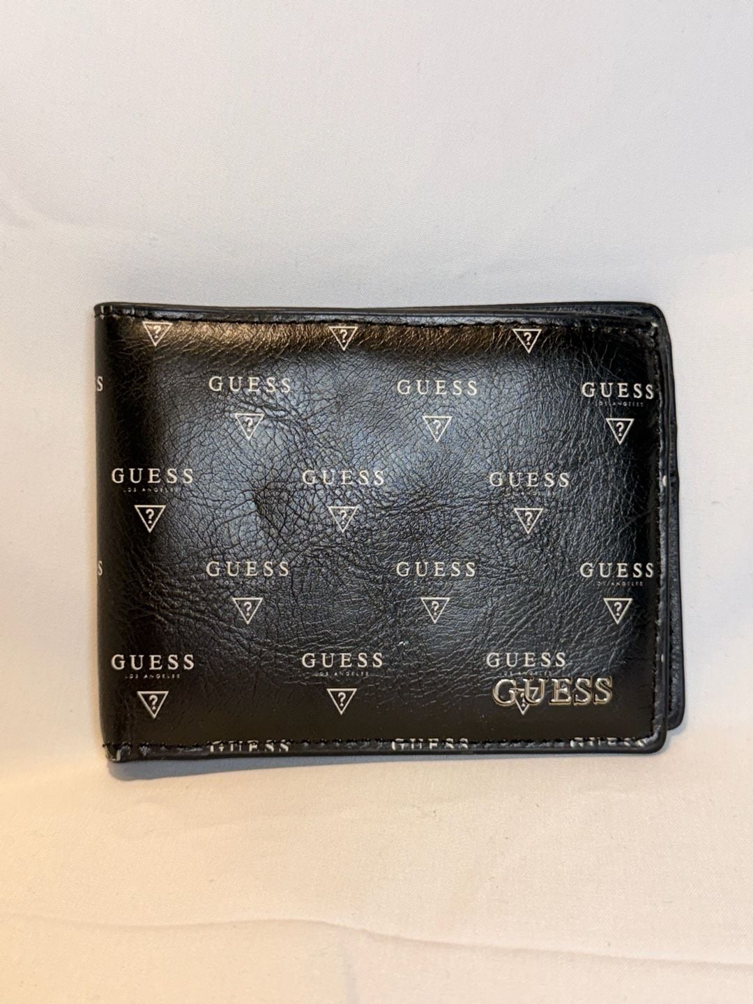 Guess Black Logo Bifold Wallet 2