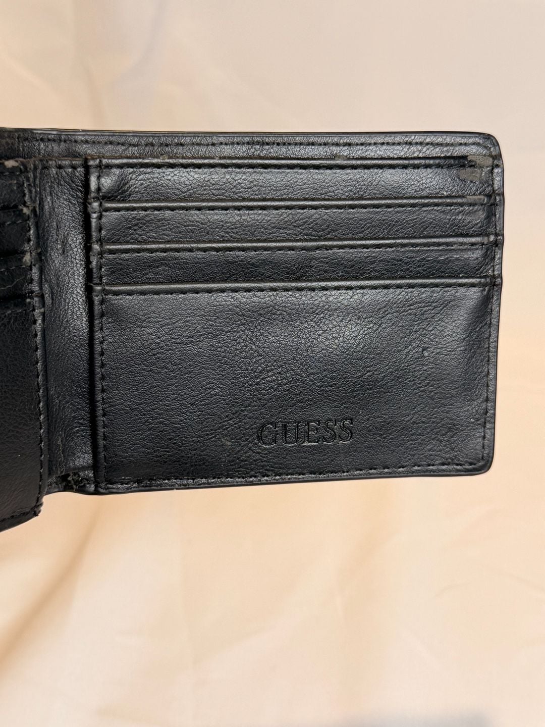 Guess Black Logo Bifold Wallet 6