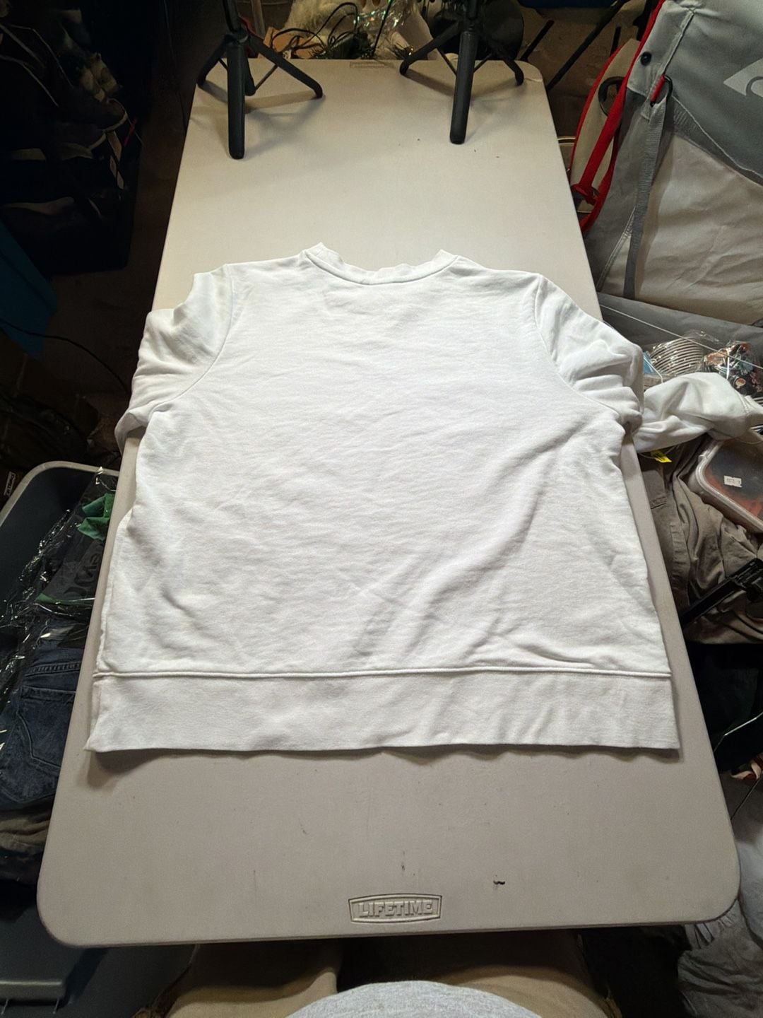 Banana Republic Graphic Sweatshirt Size M White New York Minute 5