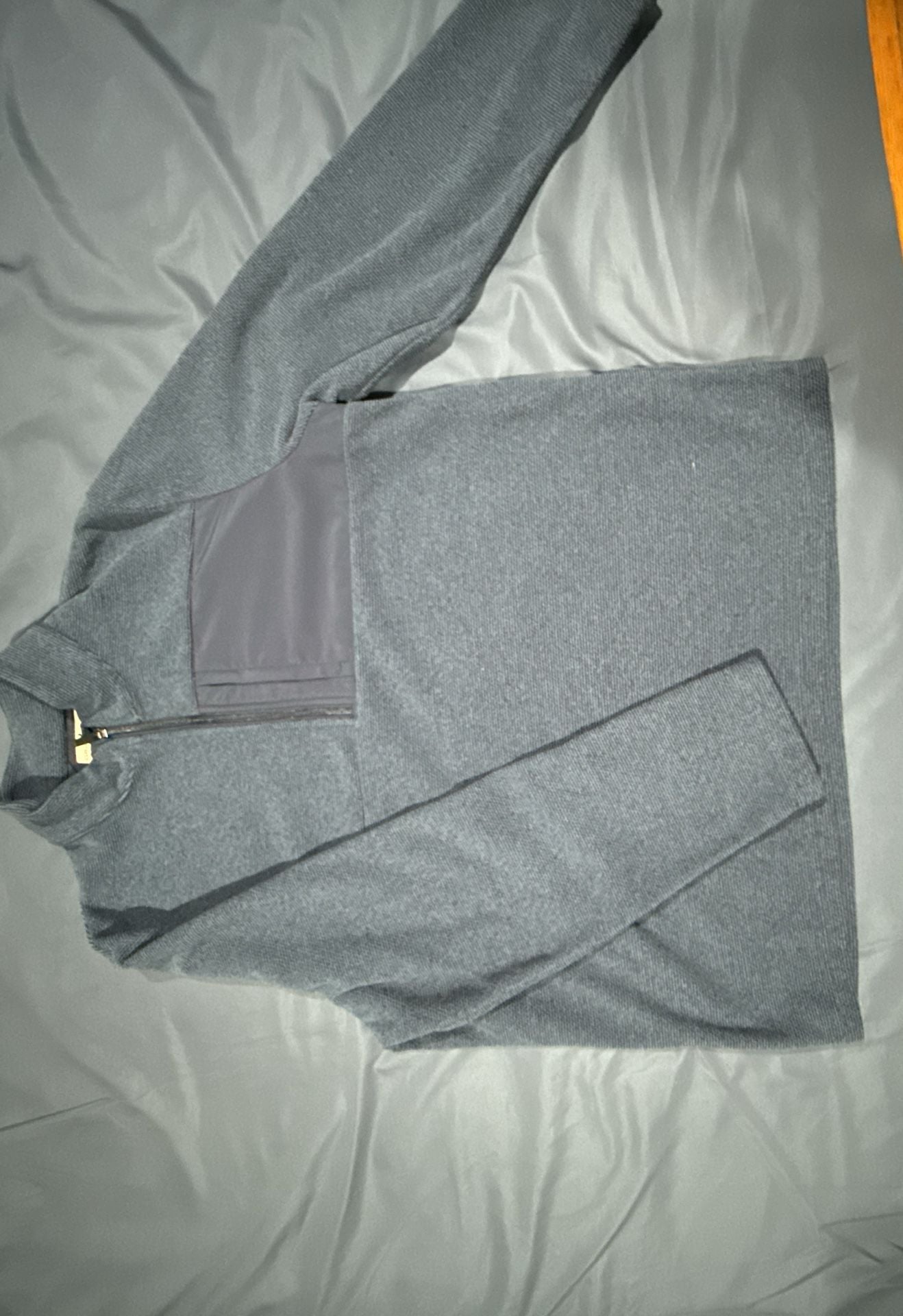 Grand Slam Performance Quarter-Zip Pullover Size L Blue Fleece 5