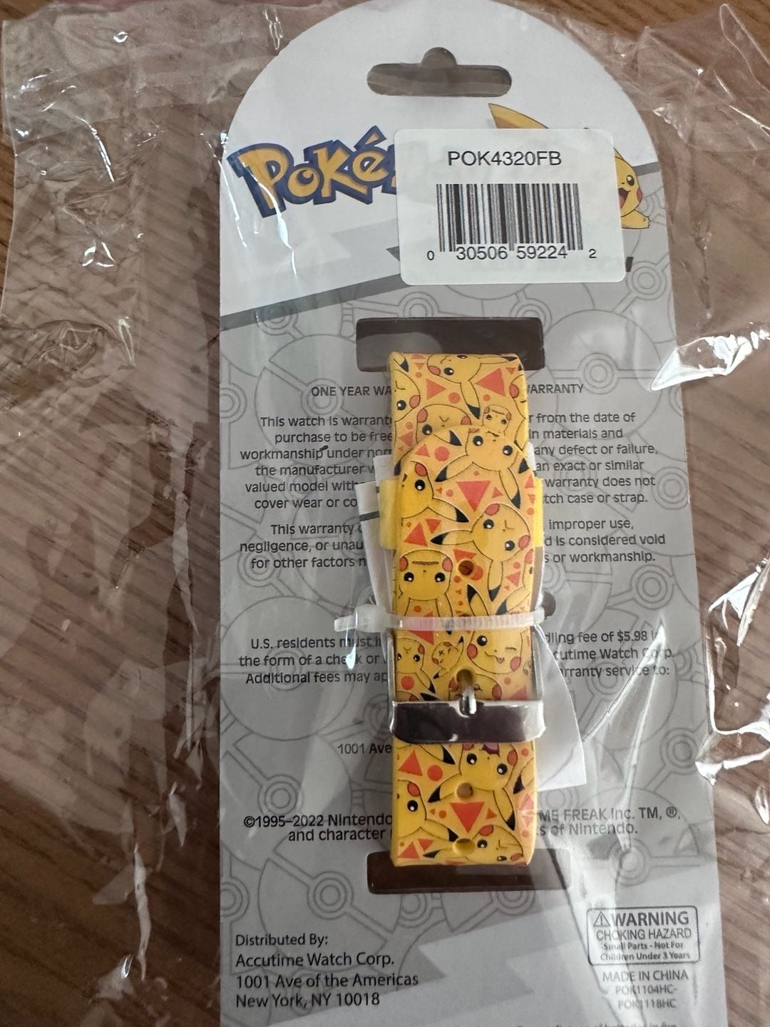 Pokemon Pikachu LED Watch Printed Strap New 2