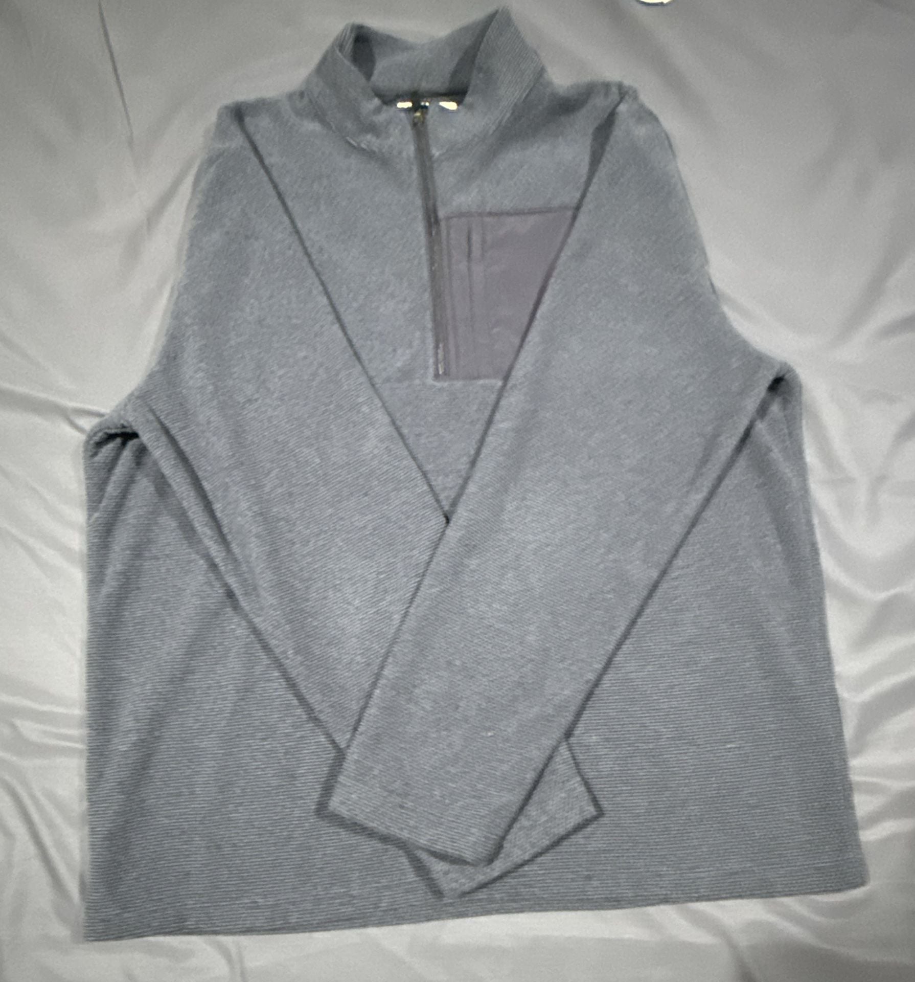 Grand Slam Performance Quarter-Zip Pullover Size L Blue Fleece 2