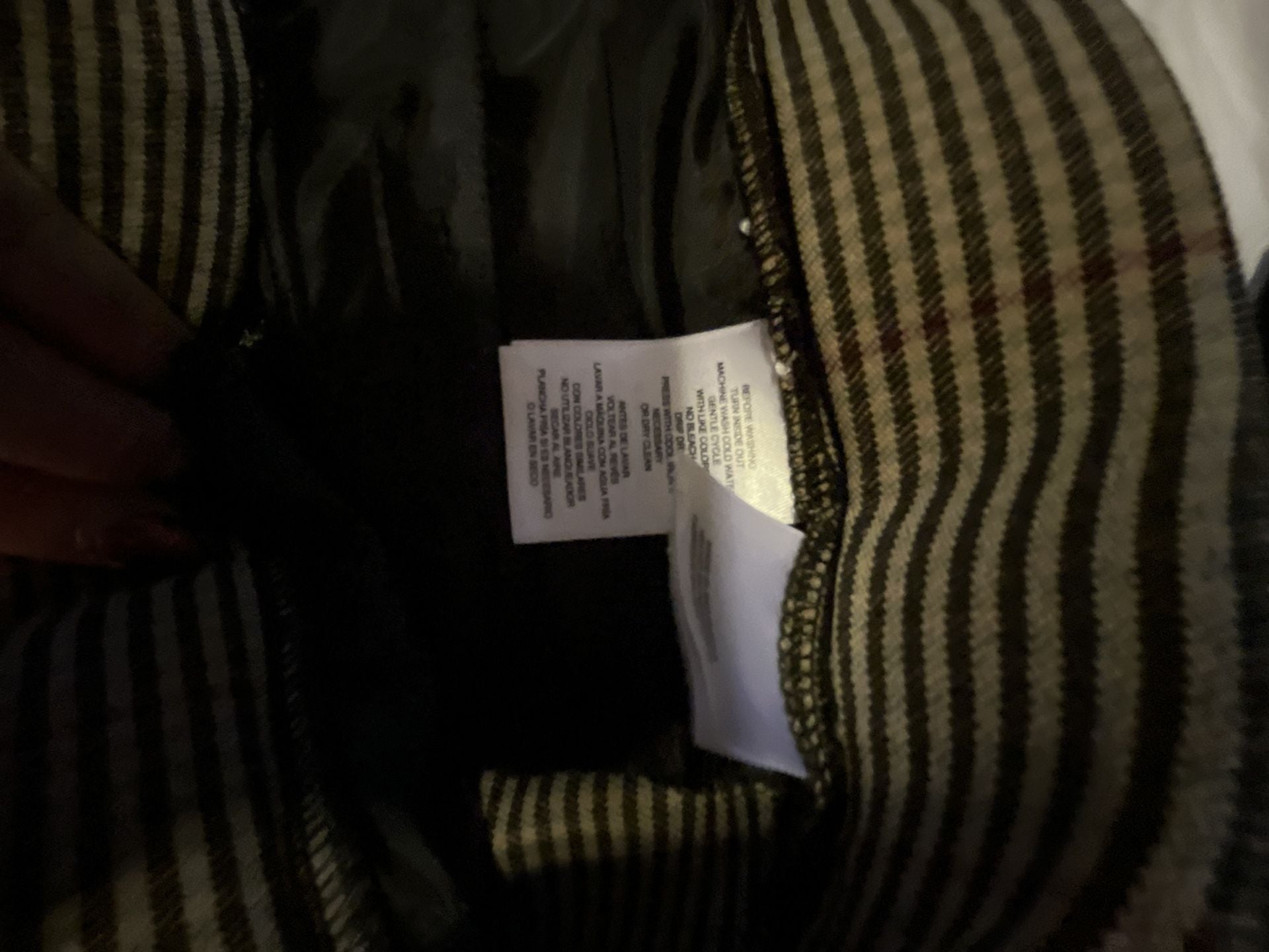 Anne Klein Plaid Pull On Pants Brown 8