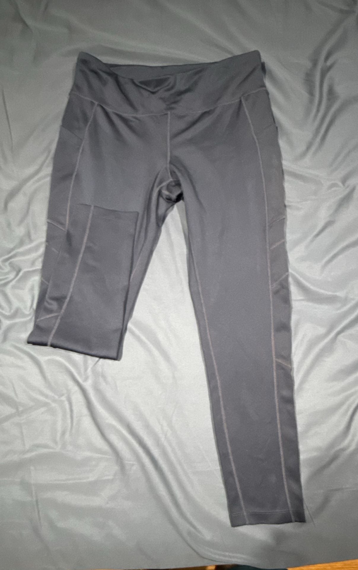 New Balance Leggings Size XL Blue Athletic Workout Yoga Pants 2