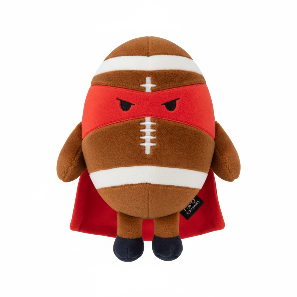 FAO Schwarz Heroes of the Game Football Plush Superhero with Cape 1