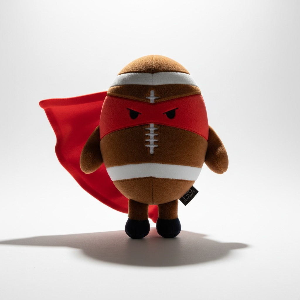 FAO Schwarz Heroes of the Game Football Plush Superhero with Cape 2
