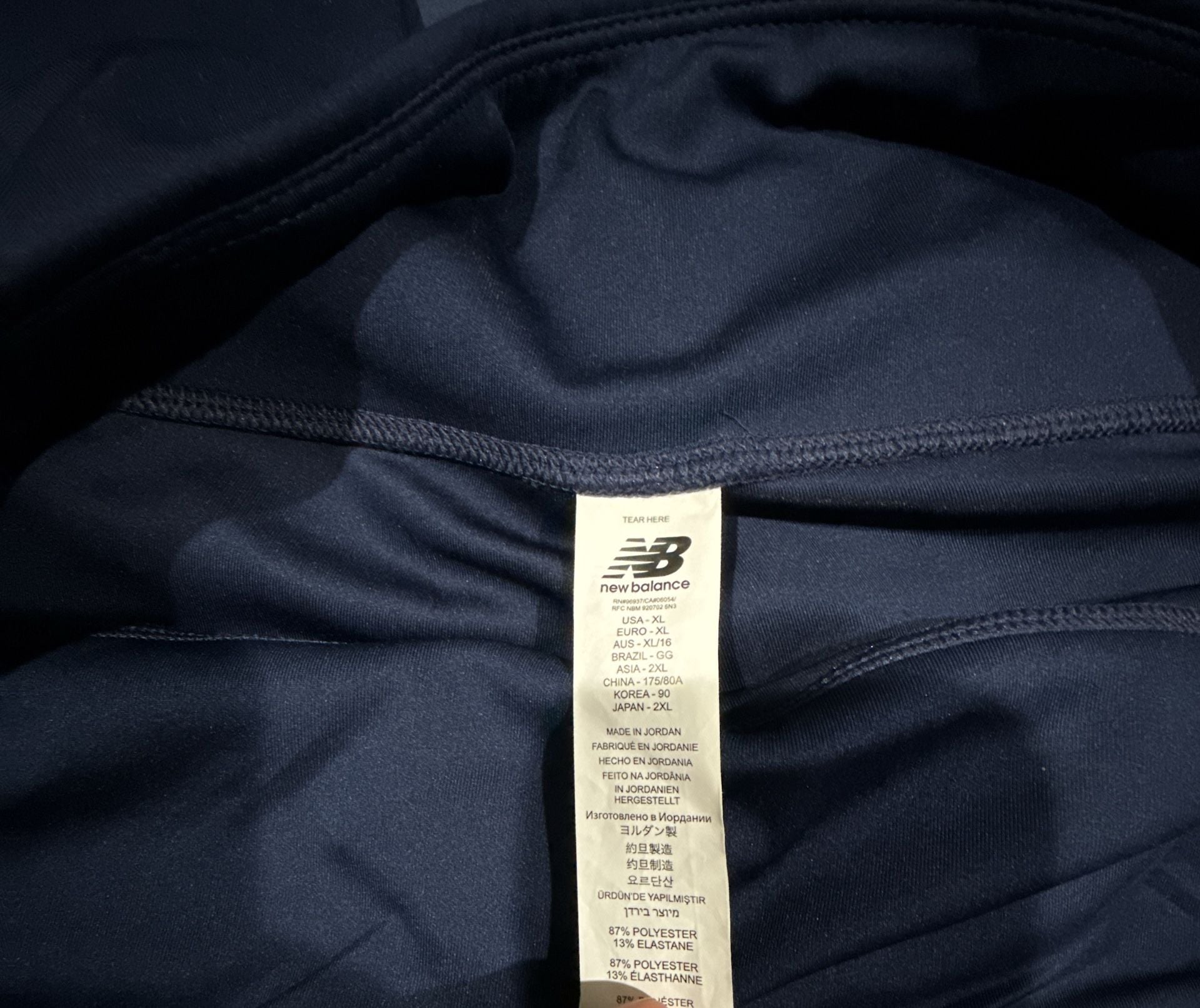 New Balance Leggings Size XL Blue Athletic Workout Yoga Pants 5