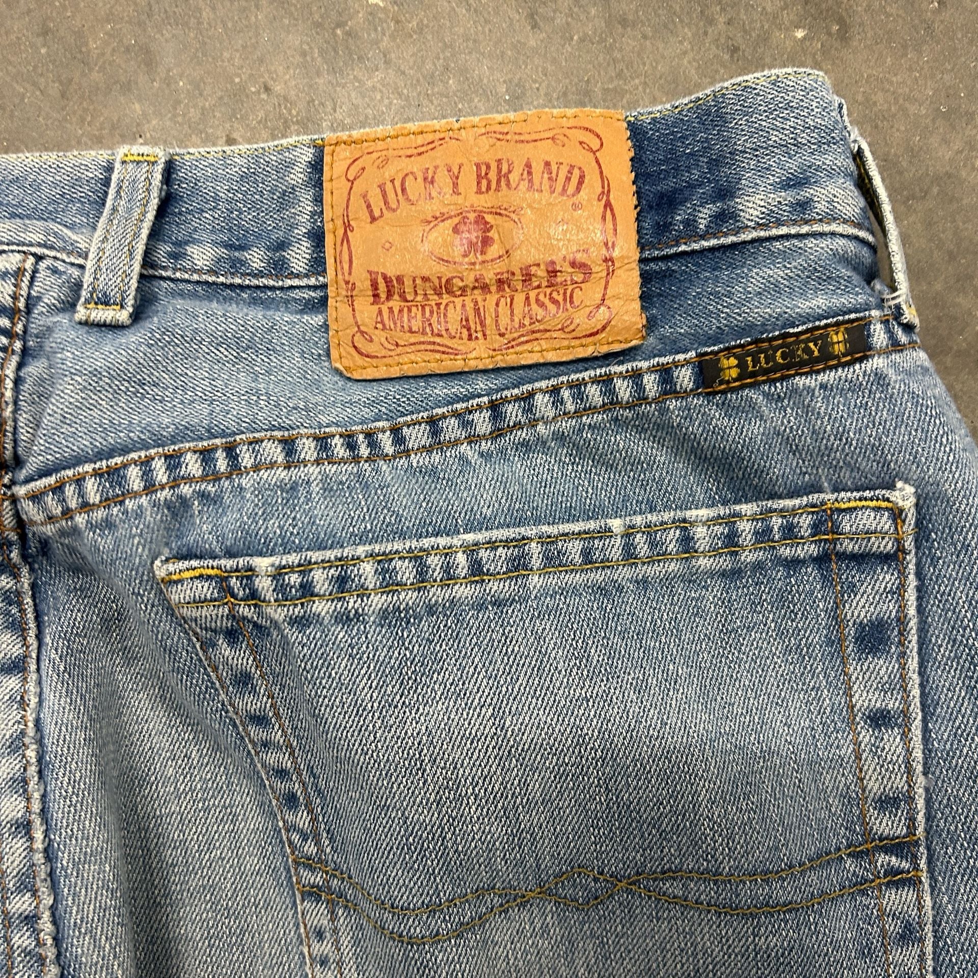 Lucky Brand Bootleg Jeans Size 36 Blue Denim 4