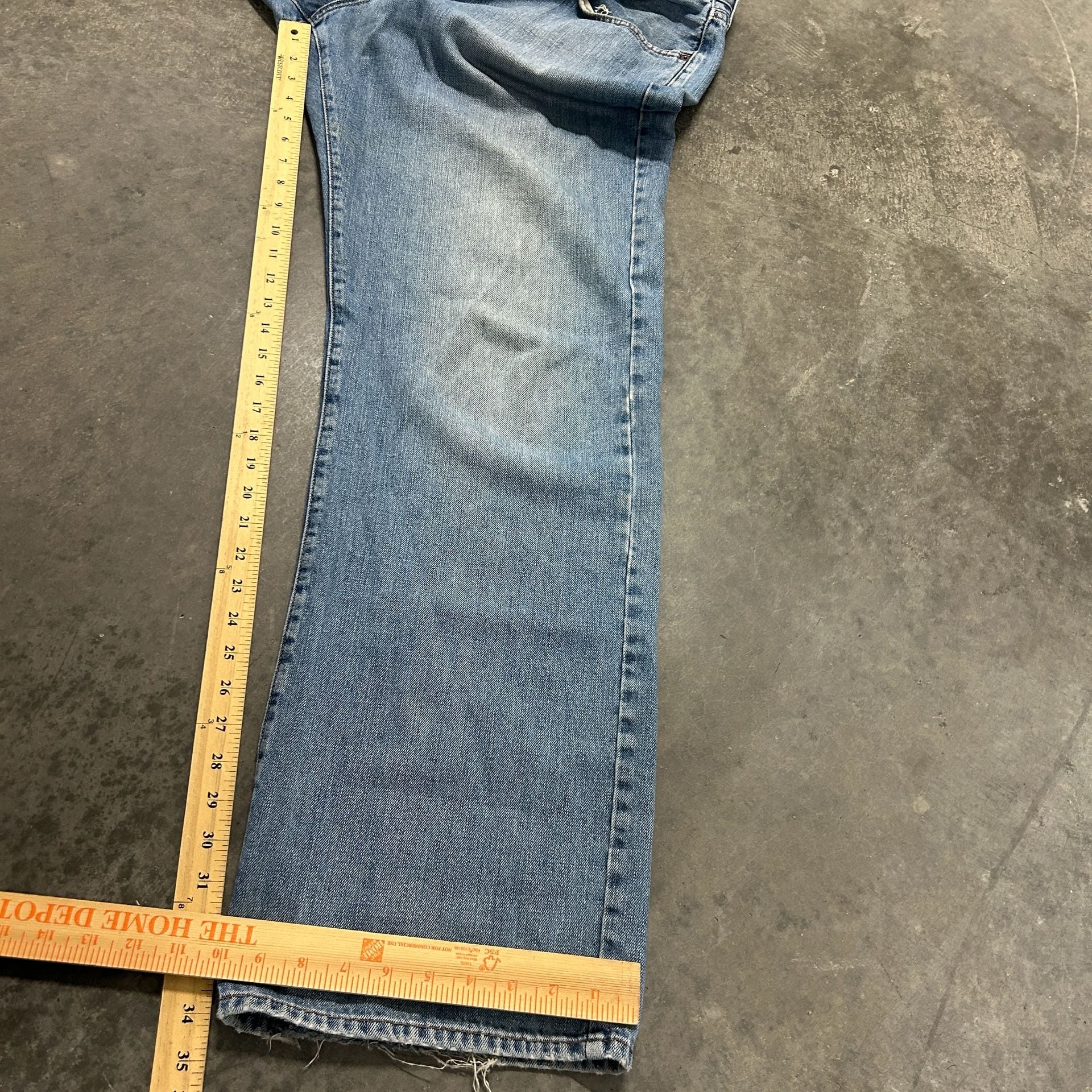 Lucky Brand Bootleg Jeans Size 36 Blue Denim 5