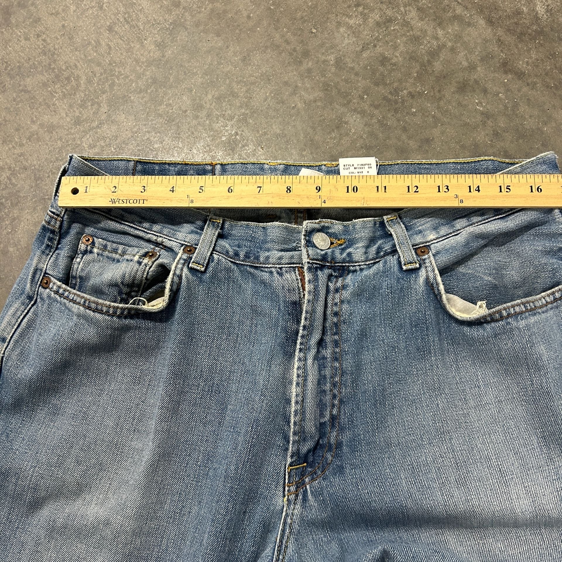 Lucky Brand Bootleg Jeans Size 36 Blue Denim 6