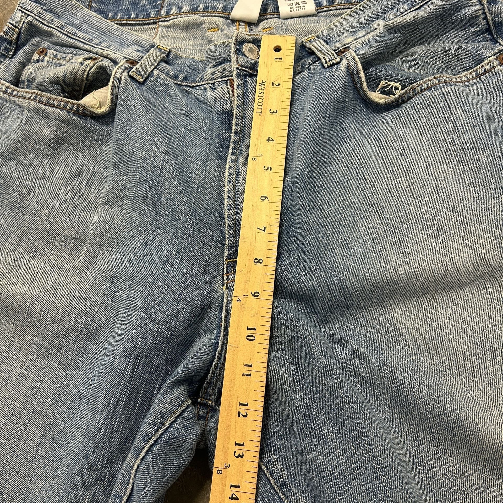 Lucky Brand Bootleg Jeans Size 36 Blue Denim 10