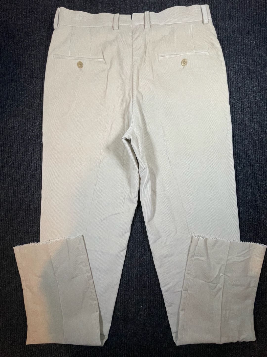 Hickey Freeman A Series Slack Size 32 Regular Beige Corduroy Pants NWT 6