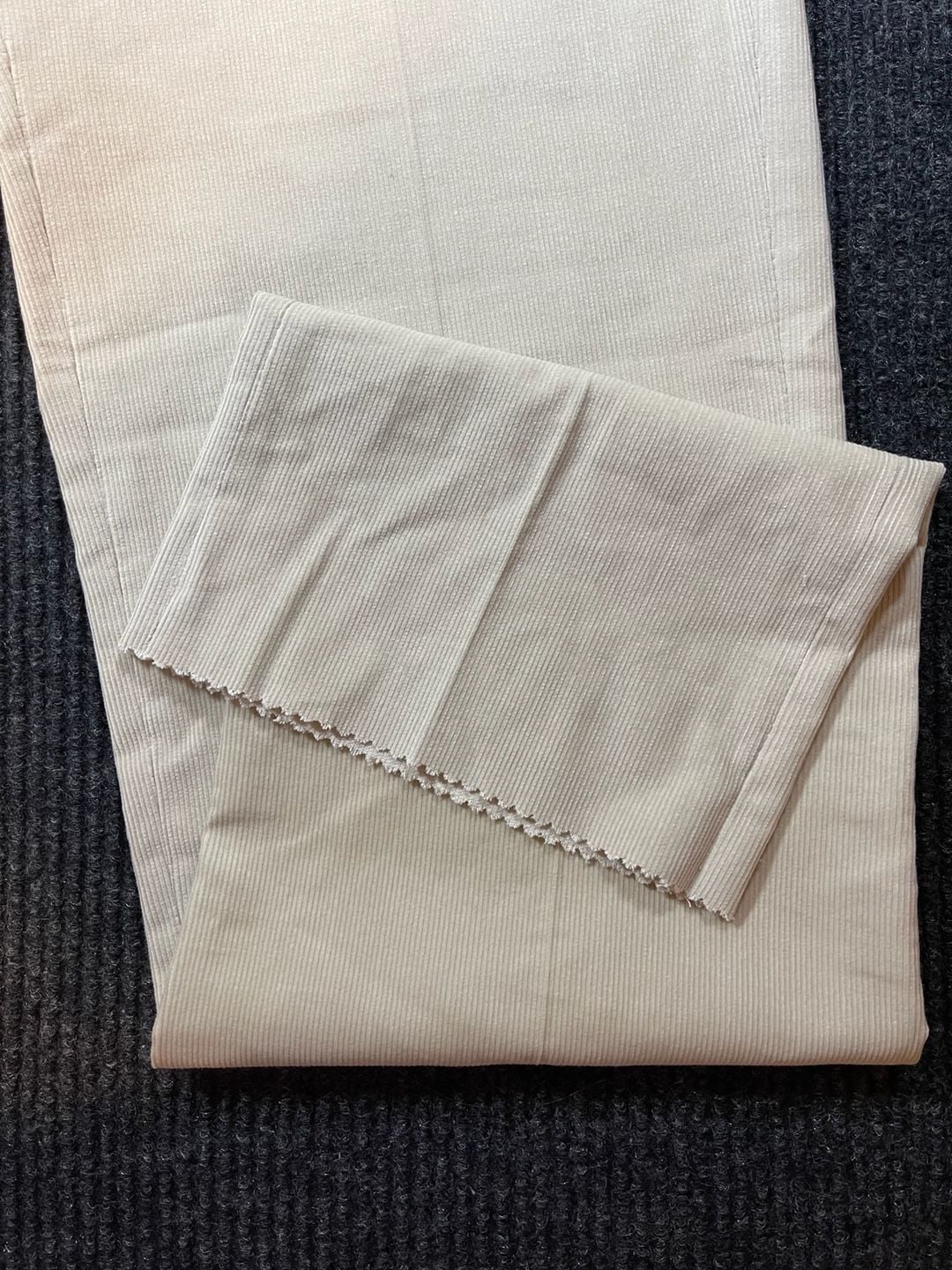 Hickey Freeman A Series Slack Size 32 Regular Beige Corduroy Pants NWT 11