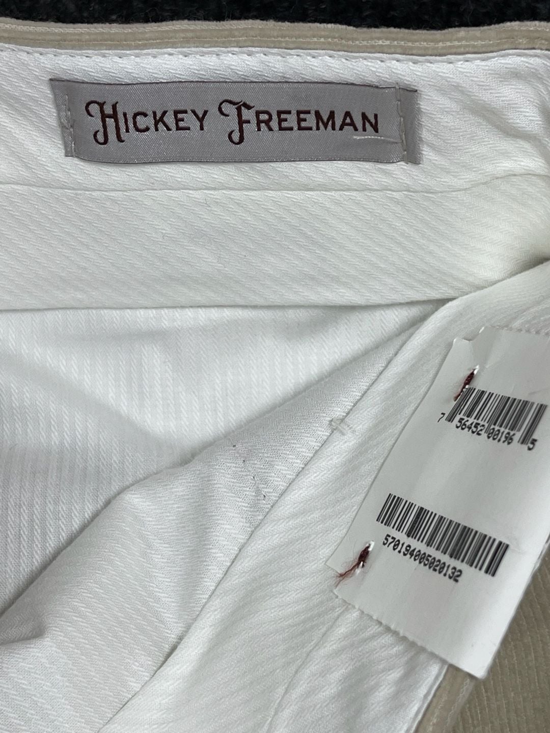 Hickey Freeman A Series Slack Size 32 Regular Beige Corduroy Pants NWT 7
