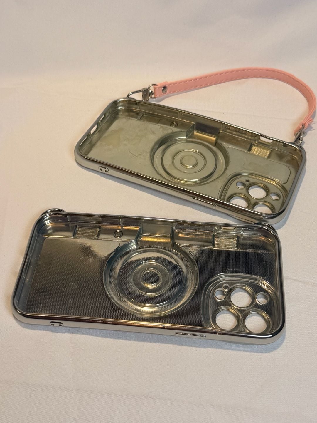 Unbranded Retro Camera Phone Case With Strap Pink And White Lot 5