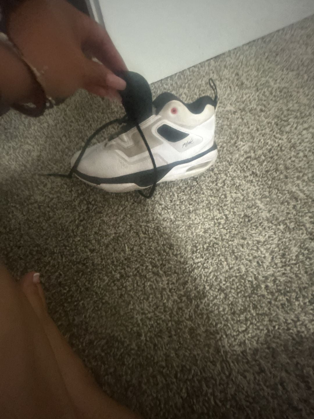 Jordan Stay Loyal 3 White Black Basketball Shoes 1