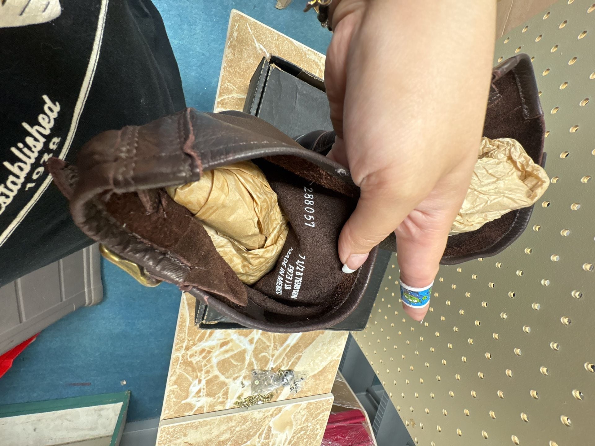 Frye Veronica Short Brown Leather Moto Boots 8