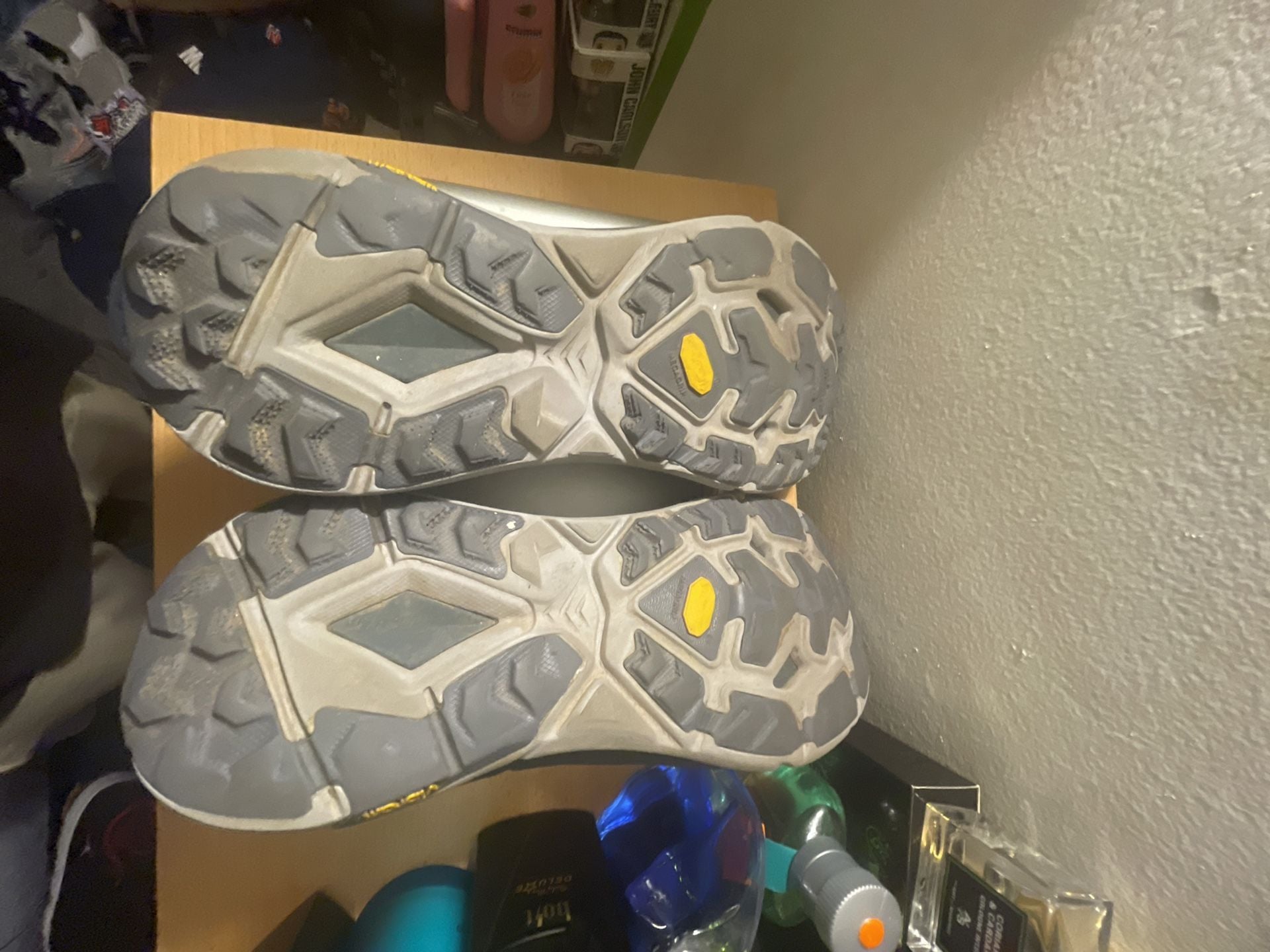 HOKA Mafate Speed 4 Trail Running Shoes Cerise Stormy Skies 8