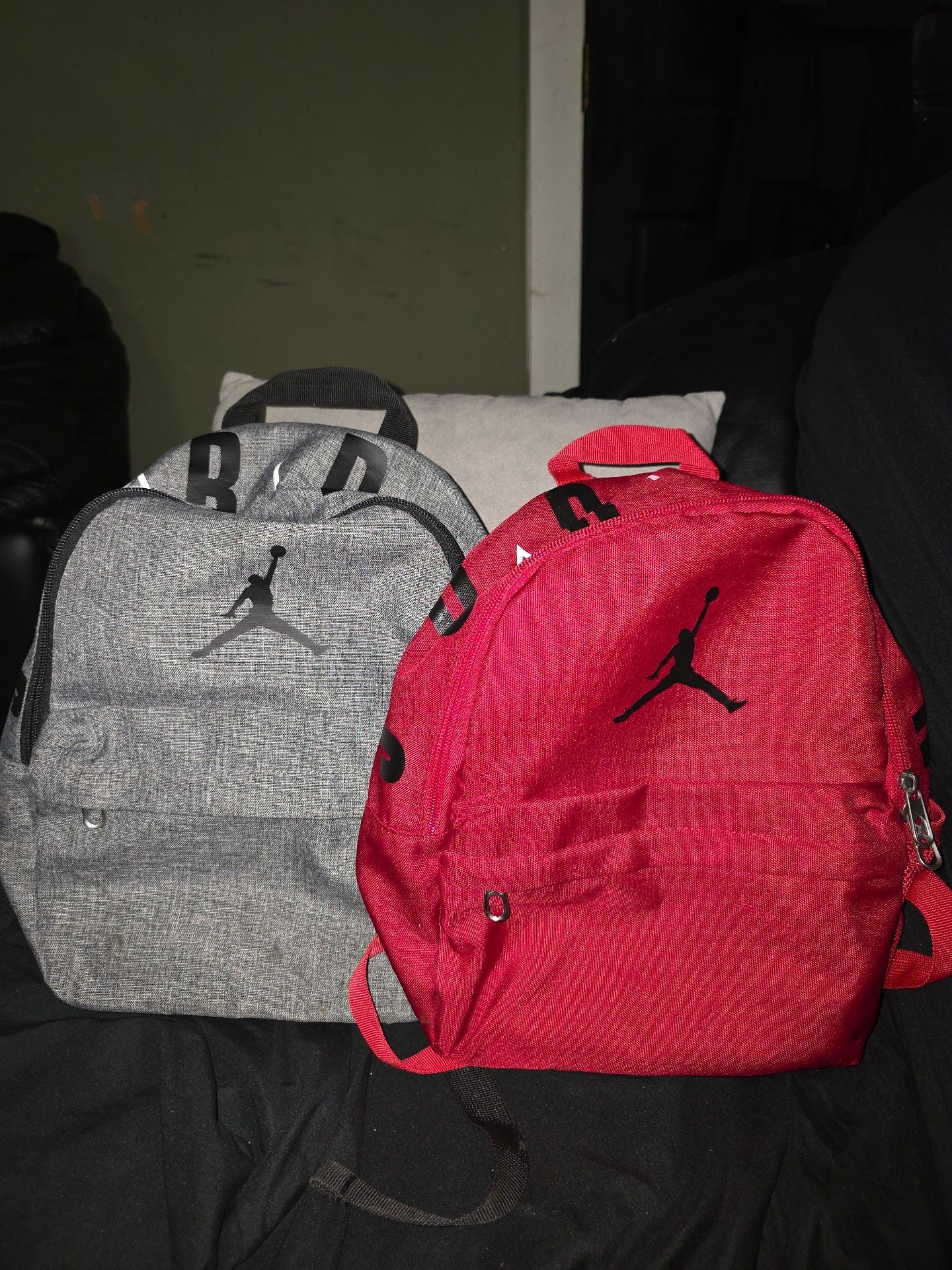 Jordan Jumpman Mini Backpack Pair of 2 (Red and Grey) 1