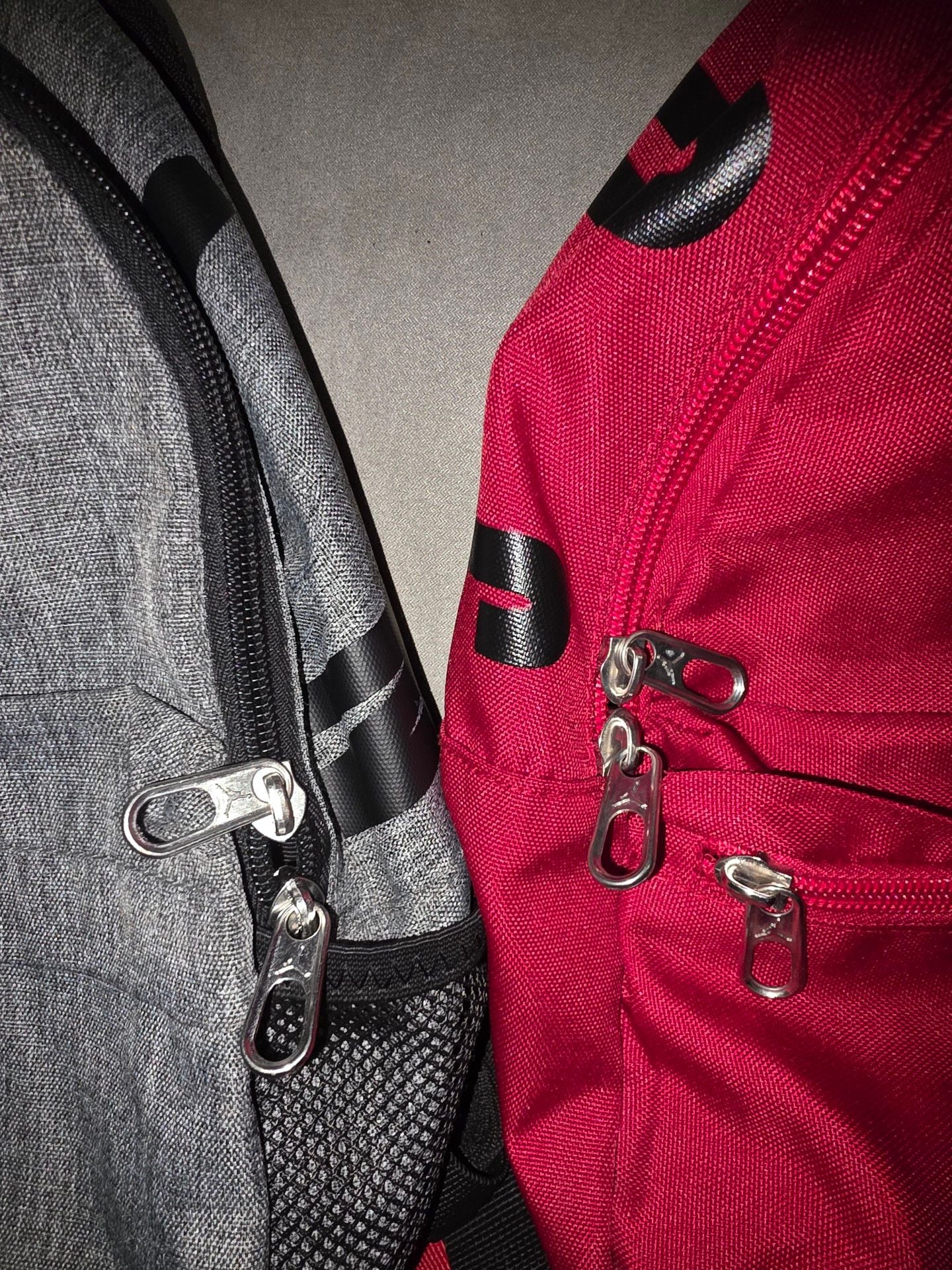 Jordan Jumpman Mini Backpack Pair of 2 (Red and Grey) 5