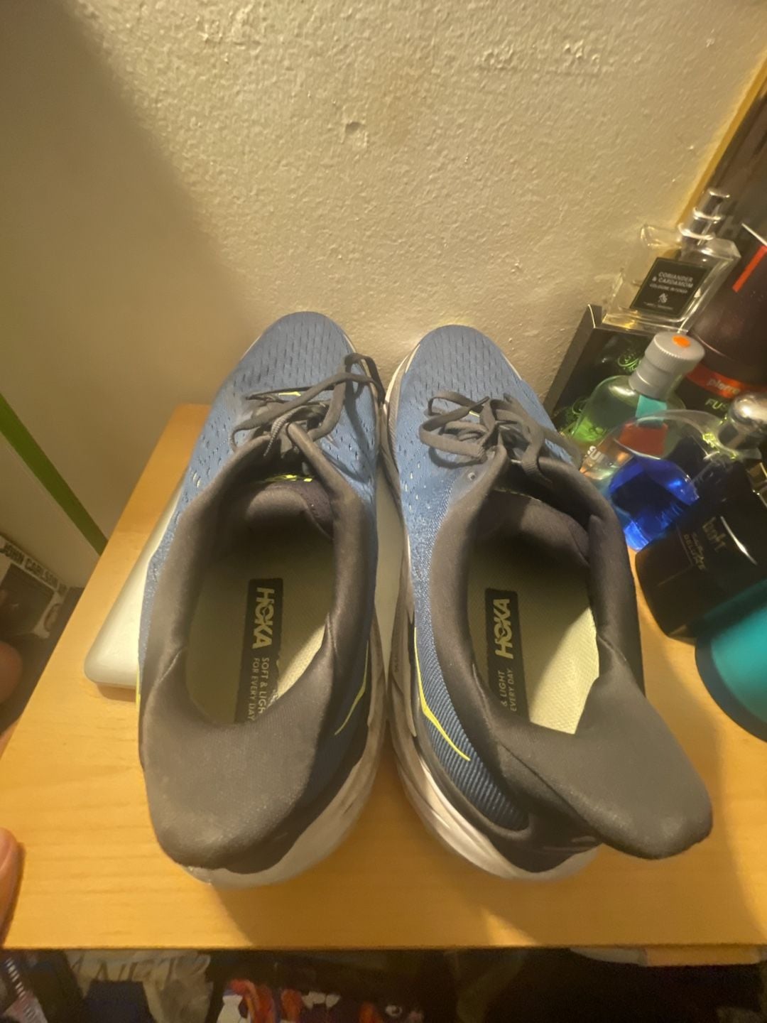 HOKA Clifton 8 Size 14 2E Wide Blue Running Shoes 3