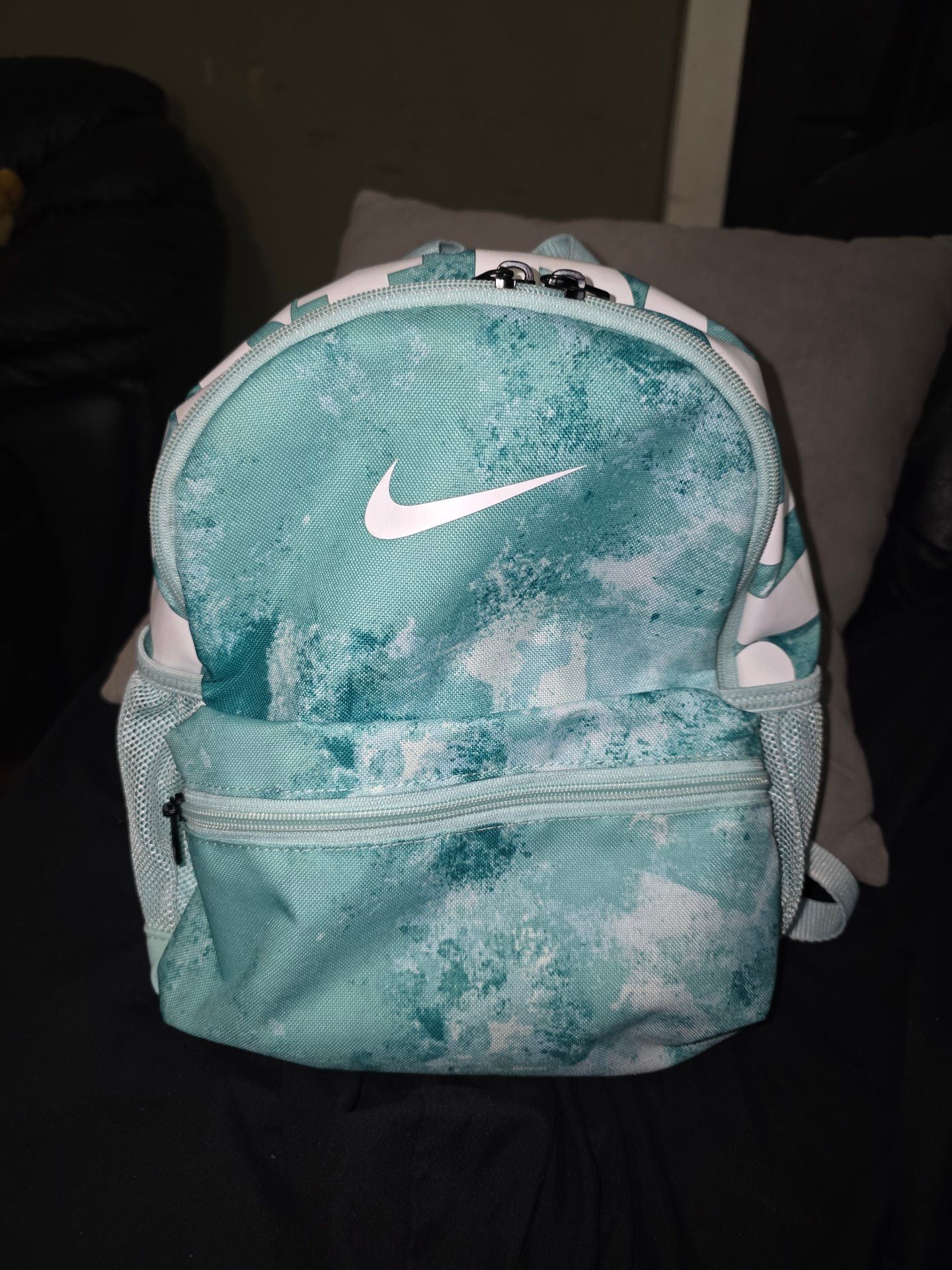Nike Small Back Pack Turquoise Light Blue Just Do It 2