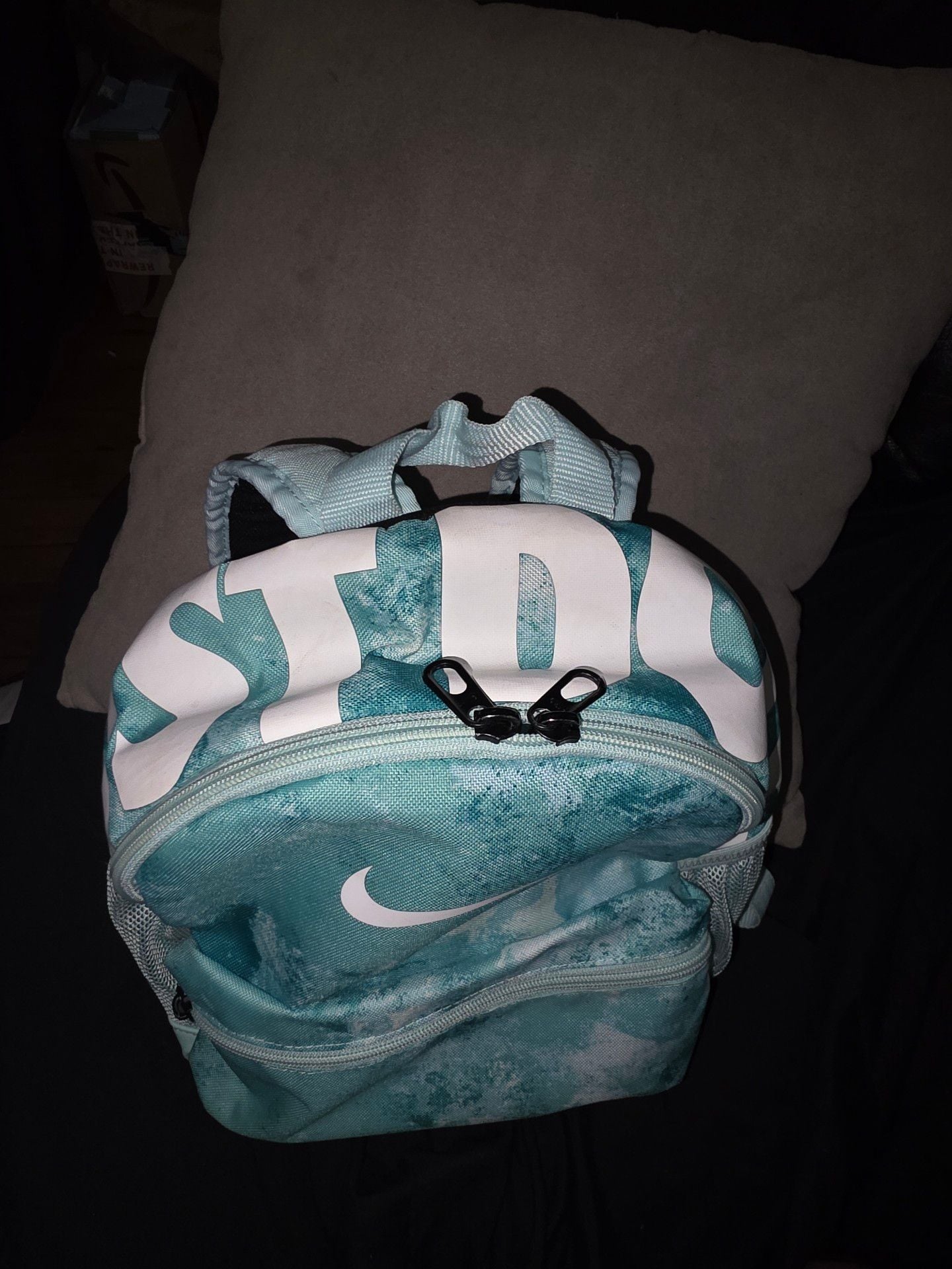 Nike Small Back Pack Turquoise Light Blue Just Do It 3