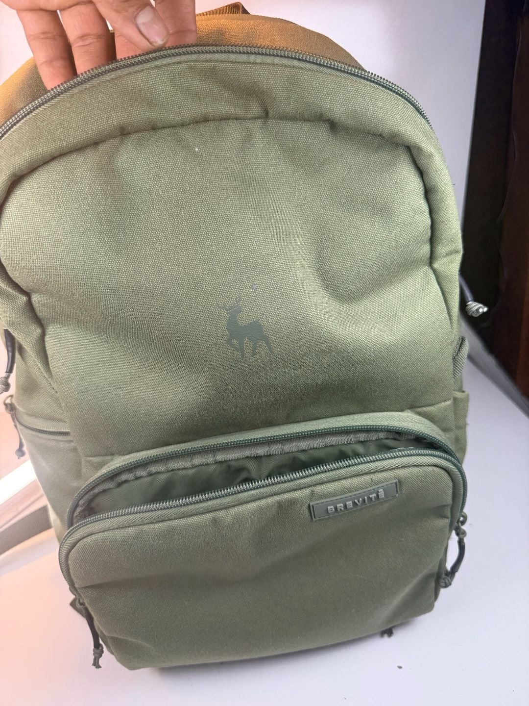 Brevite The Jumper Camera Backpack Pine Green 6