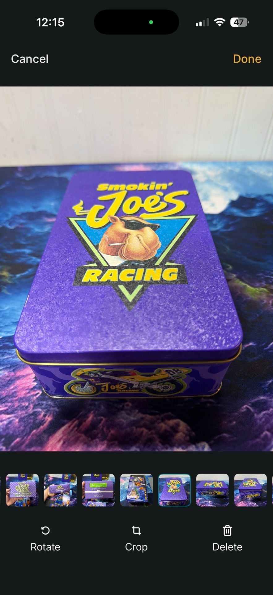 Camel Smokin' Joe's Racing Vintage Metal Tin Matchbox and Catalog Set 7