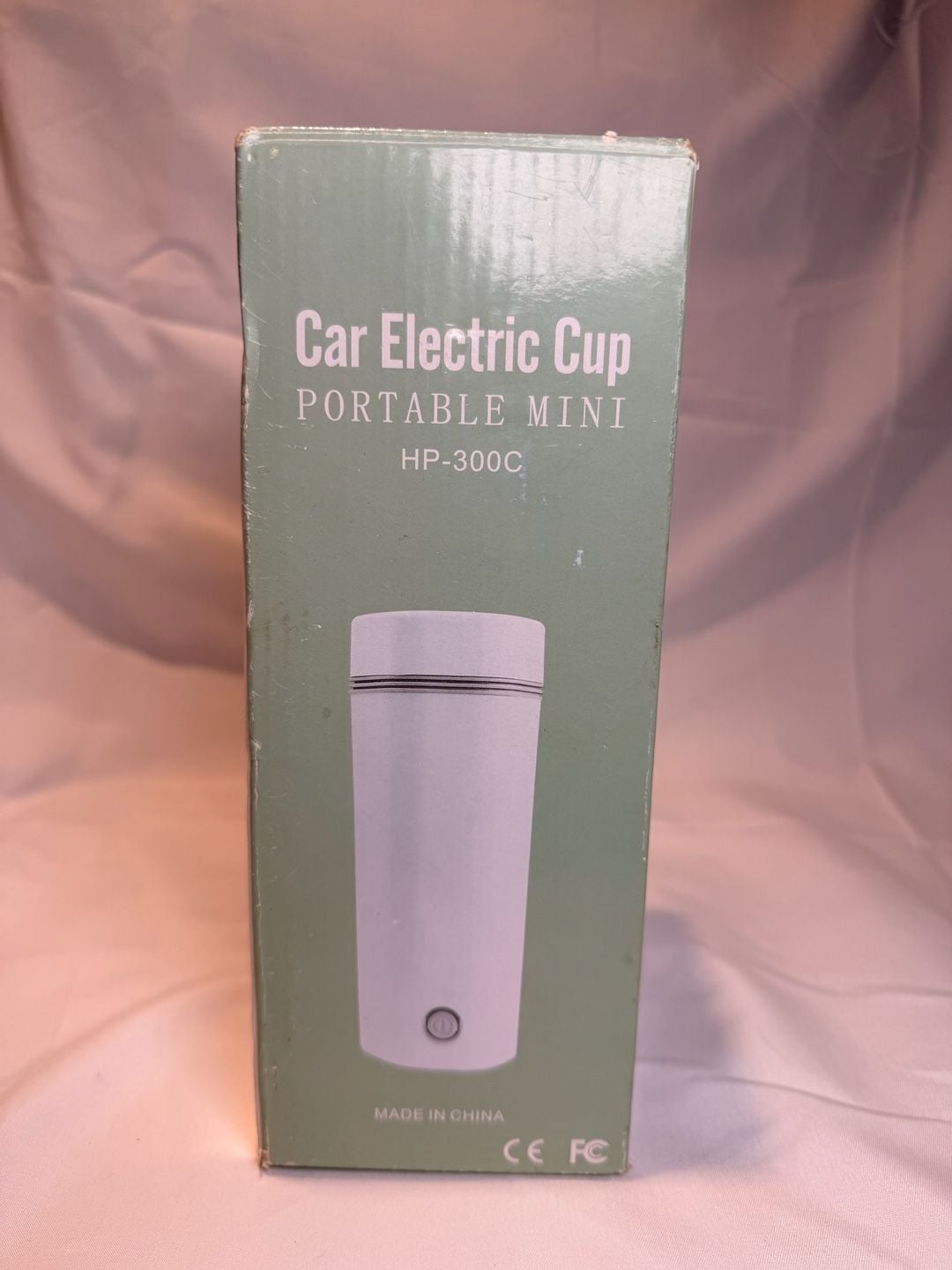 Wjtmov Portable Mini Car Electric Cup HP-300C 350ml Light Green 1