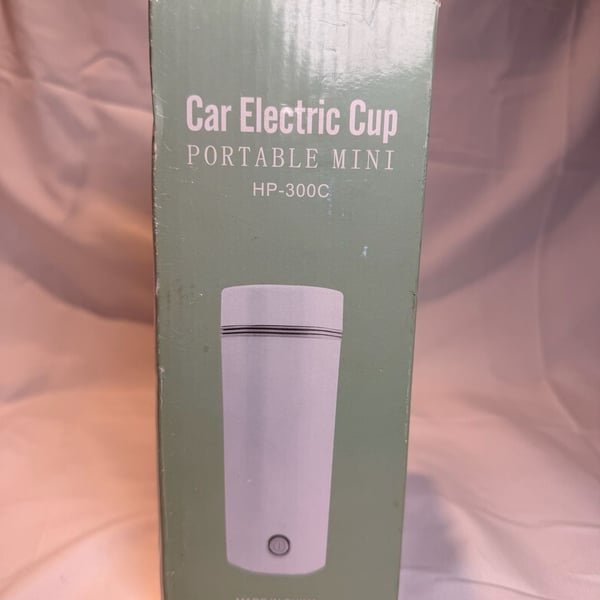 Wjtmov Portable Mini Car Electric Cup HP-300C 350ml Light Green