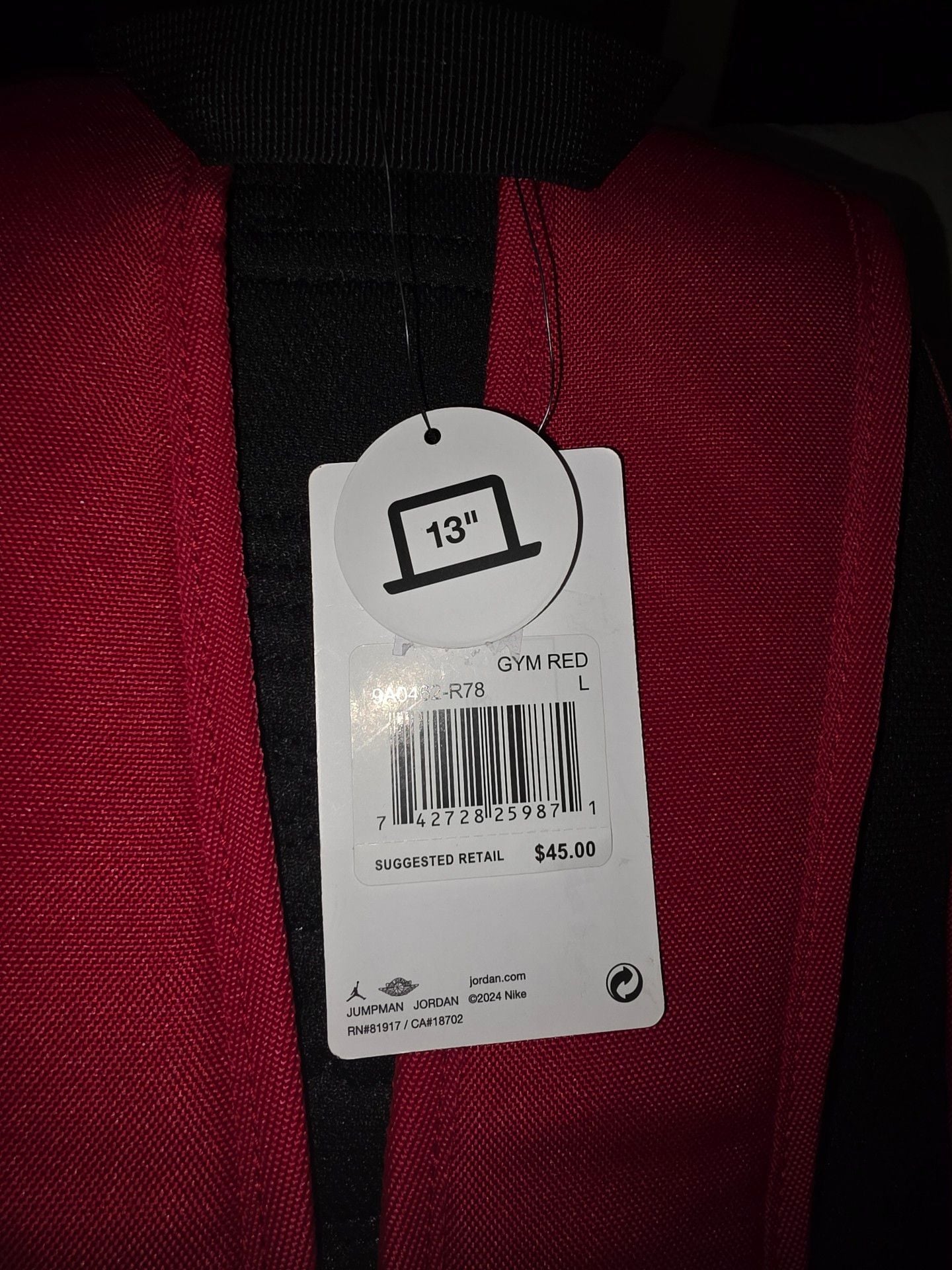 Jordan Jumpman Air Backpack Red 5