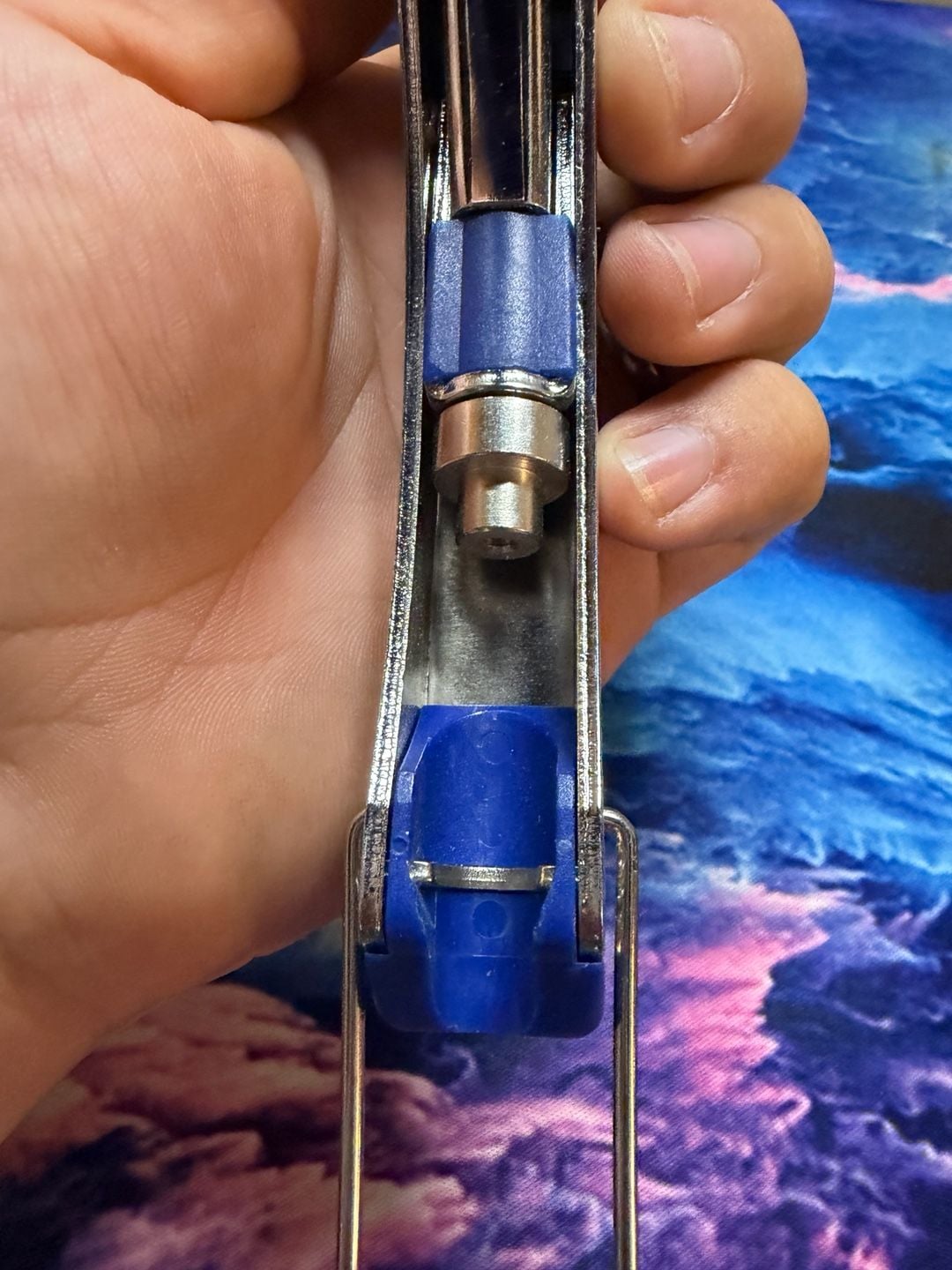 Data Shark Cable Compression Tool Blue Silver 5