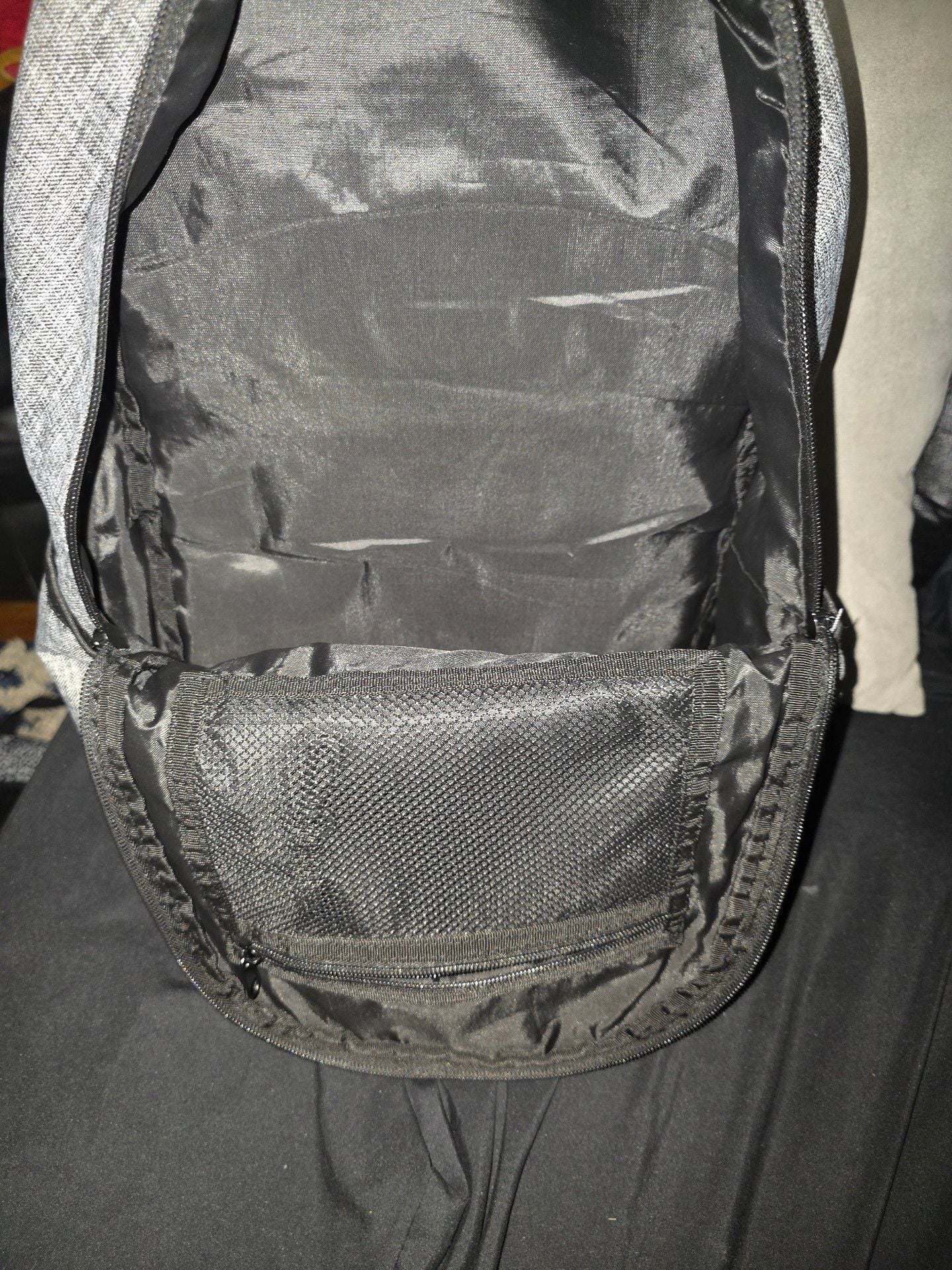 Jordan Jumpman Backpack Heather Gray Red 3