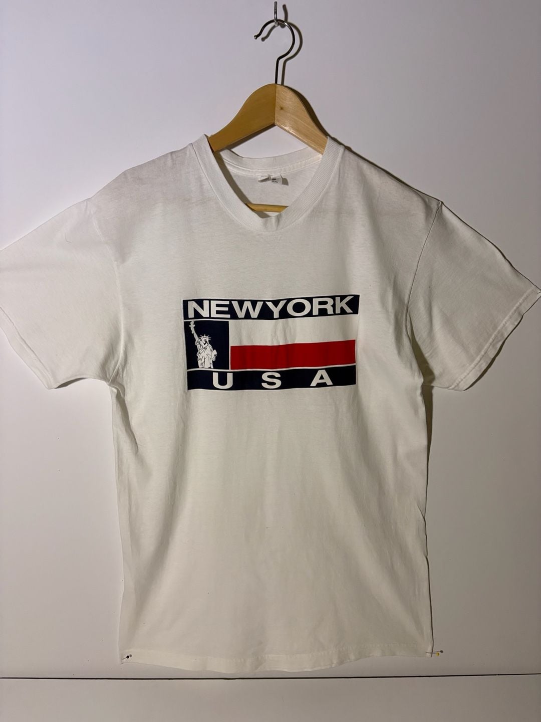 Fruit of the Loom New York USA Graphic T-Shirt Large White 2
