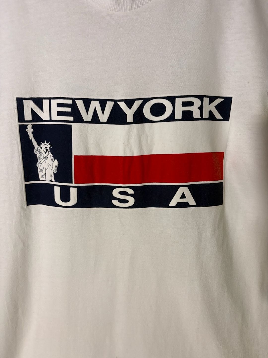 Fruit of the Loom New York USA Graphic T-Shirt Large White 4