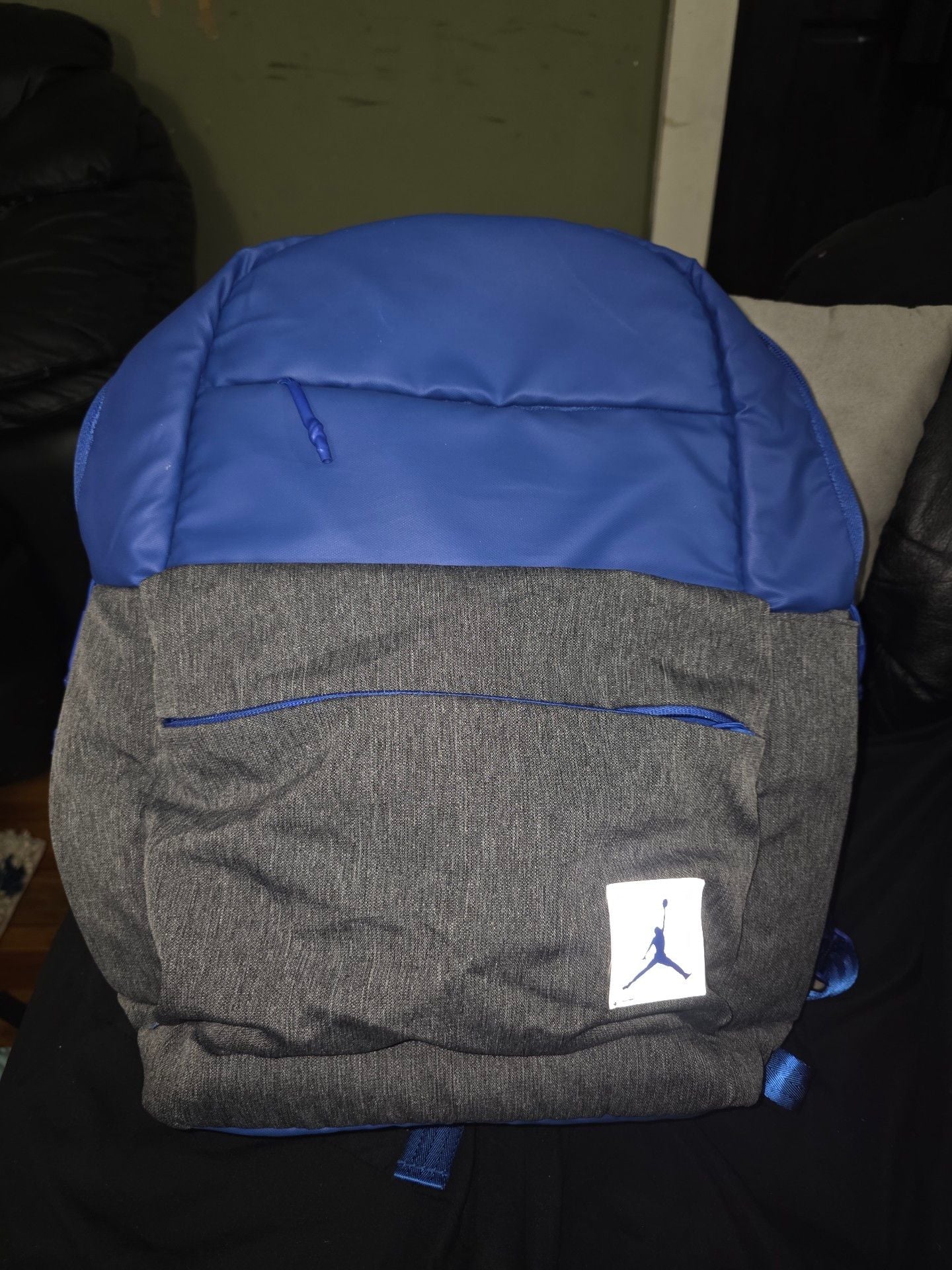 Jordan Blue Polyester Backpack Hyper Royal, 2