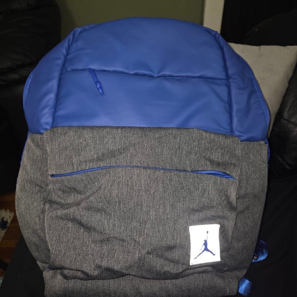 Jordan Blue Polyester Backpack Hyper Royal,